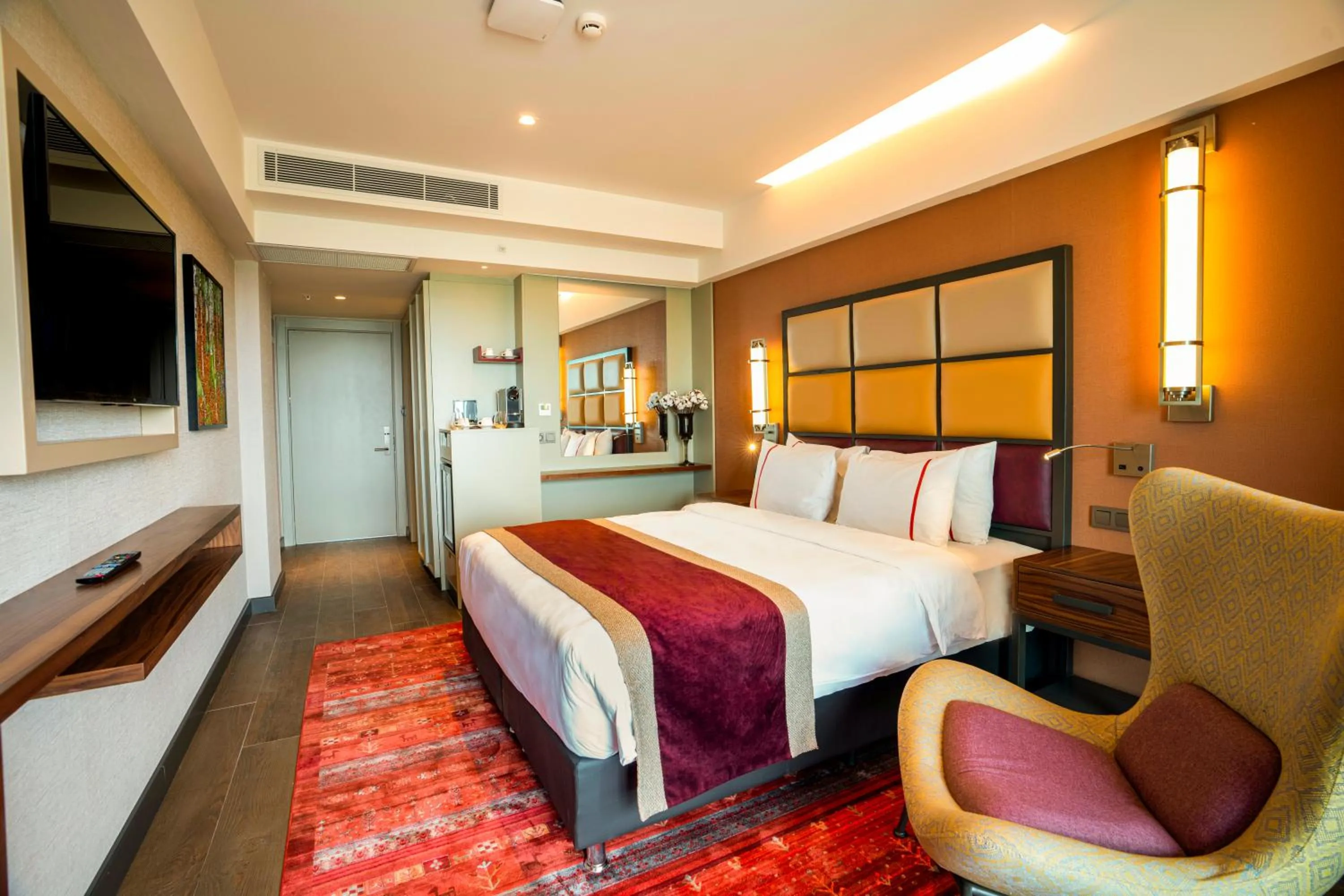 Bed in Sile Gonen Hotel