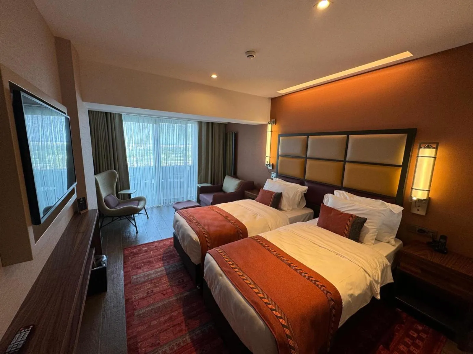 Bed in Sile Gonen Hotel