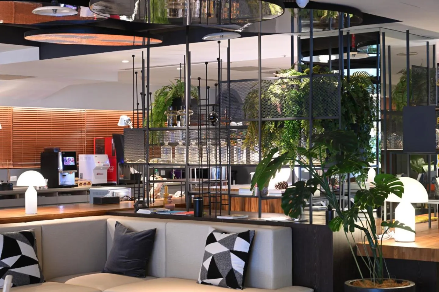 Seating area in Via Hotel Breeze