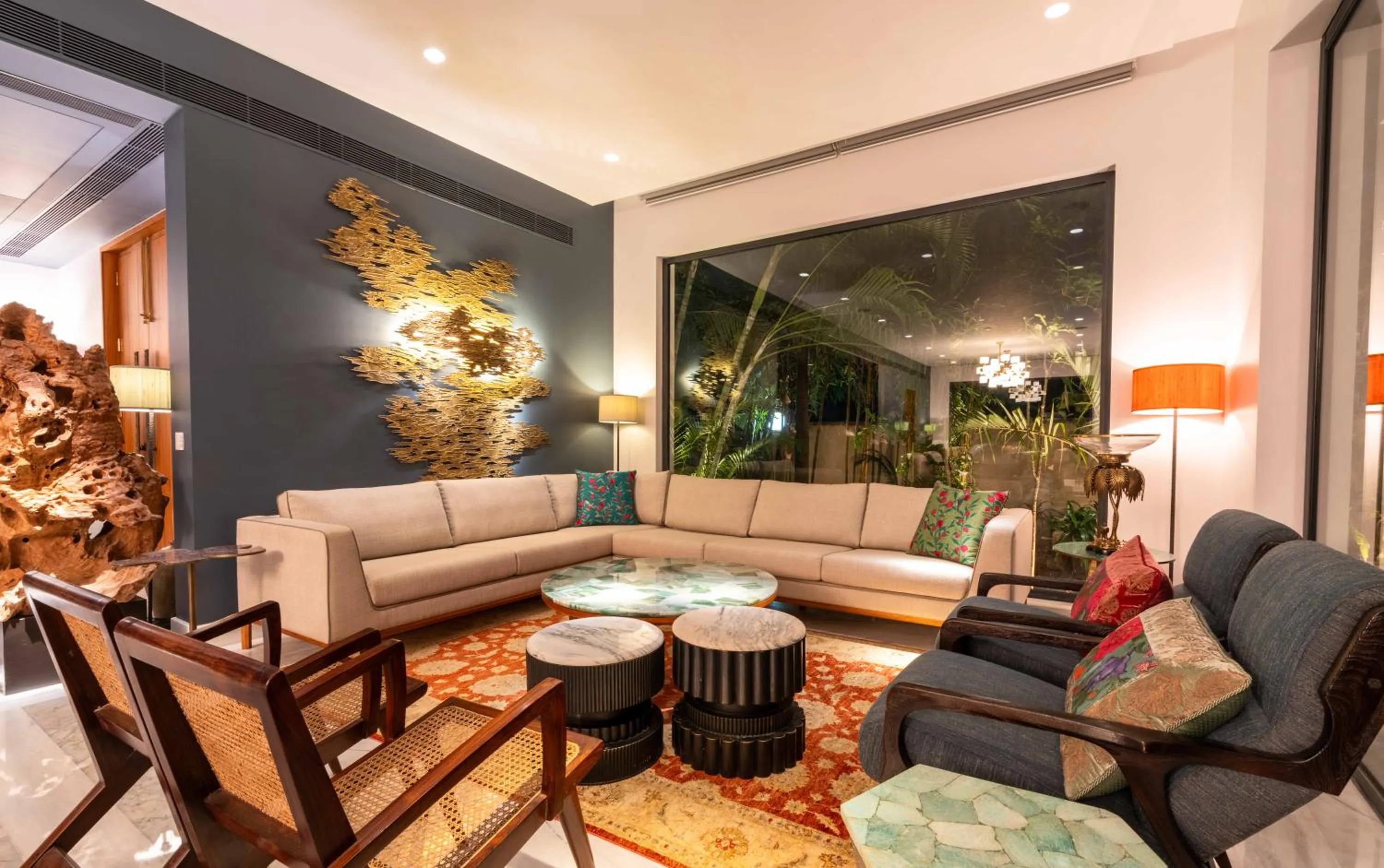 Living room in Amorzito by Solitaire Stays