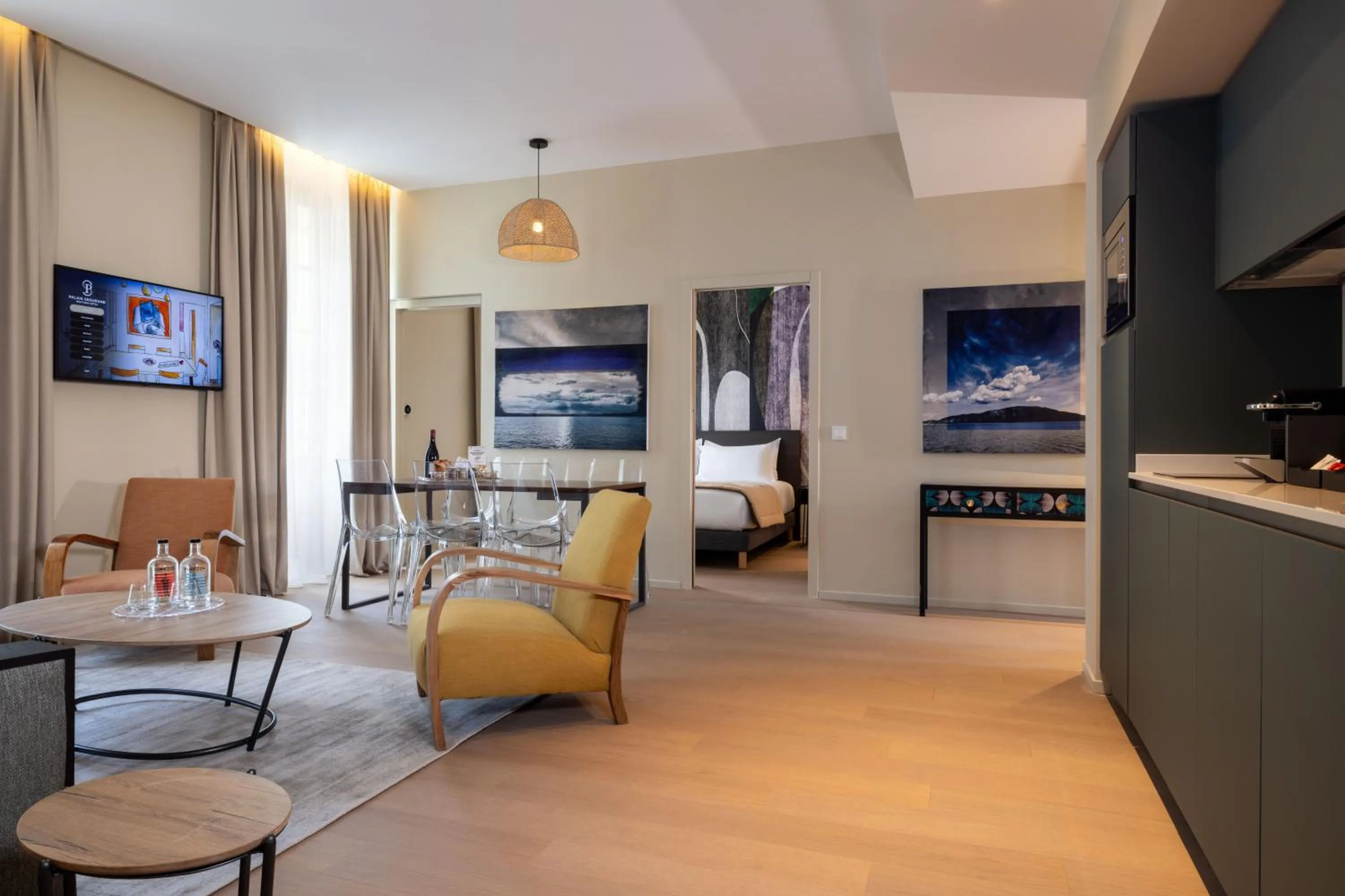 Living room in Palais Ségurane Boutique Hôtel