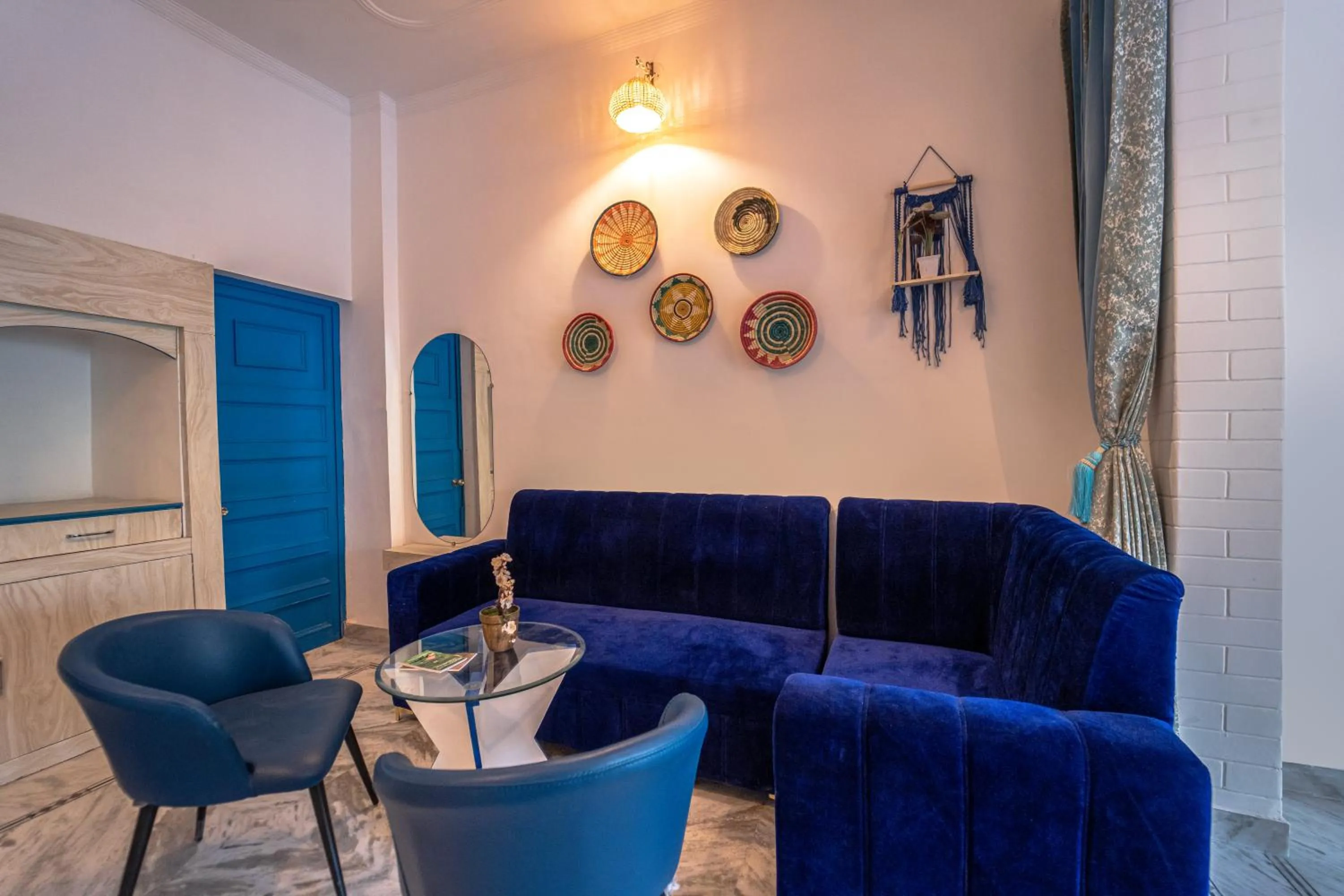 Living room in The Neeraj Ganga Cottages