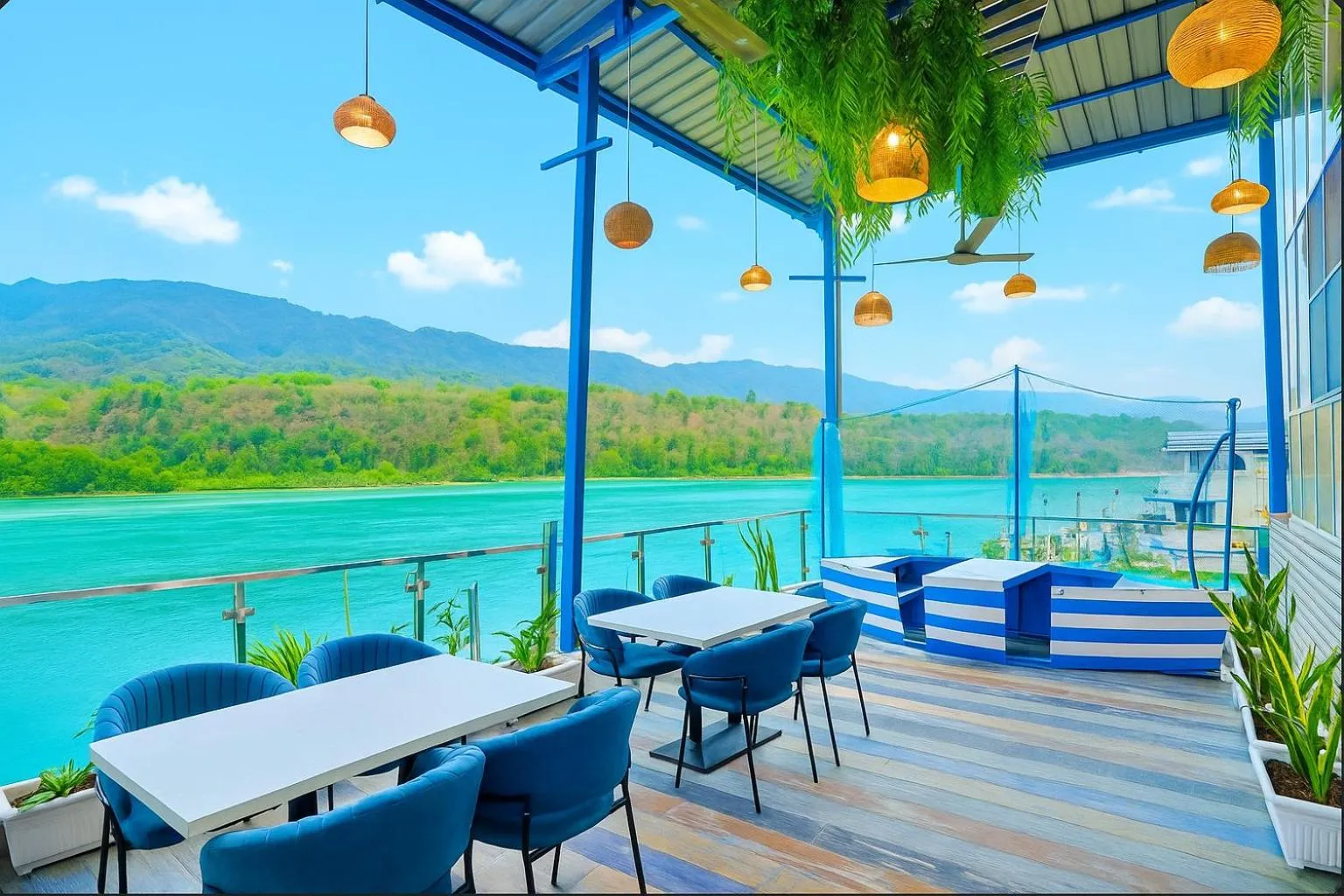 Restaurant/places to eat in The Neeraj Ganga Cottages