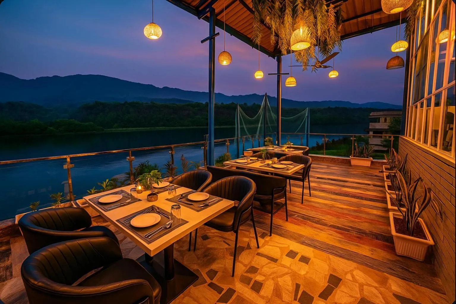 Restaurant/places to eat in The Neeraj Ganga Cottages