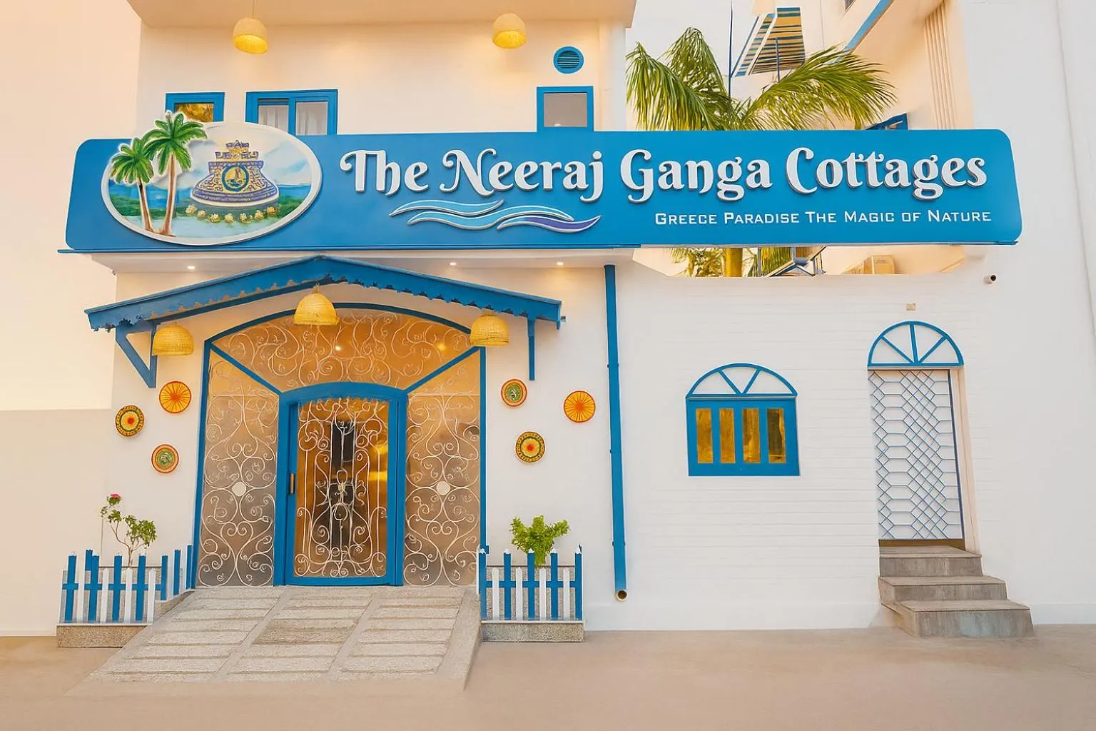 Facade/entrance in The Neeraj Ganga Cottages