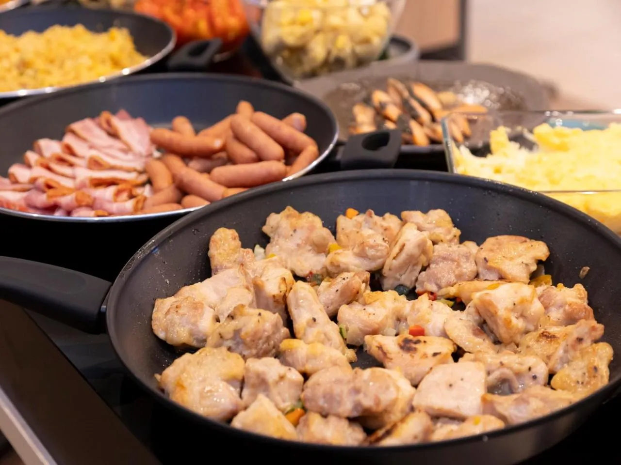 Buffet breakfast in APA Hotel Kyoto Gojo Omiya