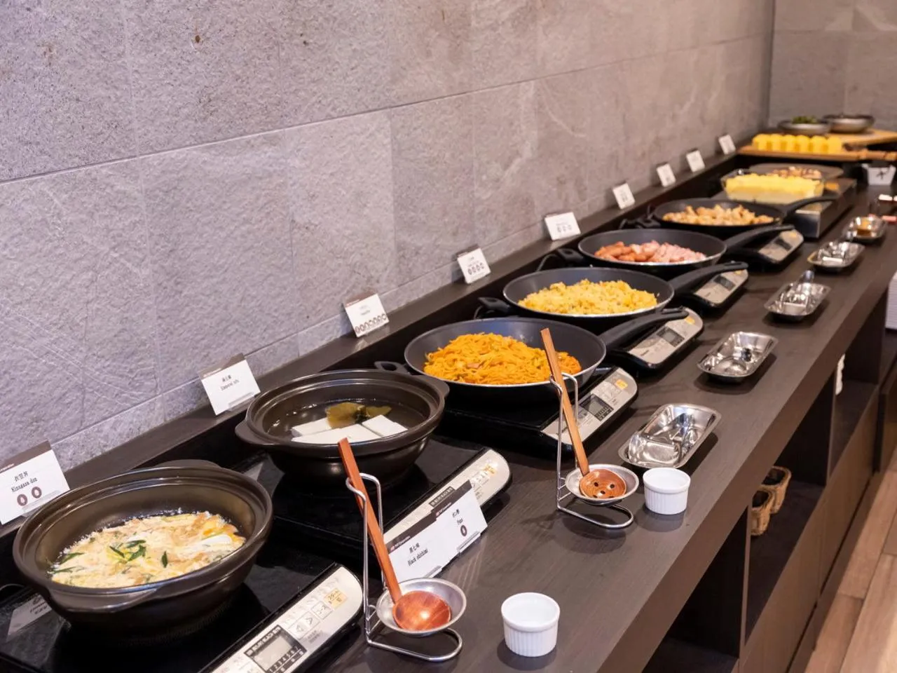 Buffet breakfast in APA Hotel Kyoto Gojo Omiya