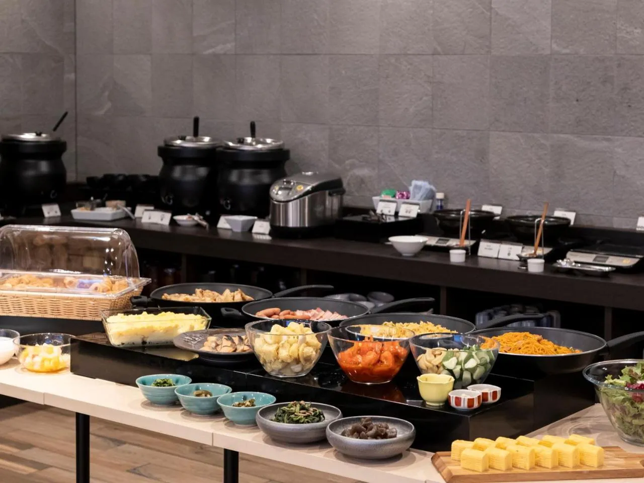 Buffet breakfast in APA Hotel Kyoto Gojo Omiya