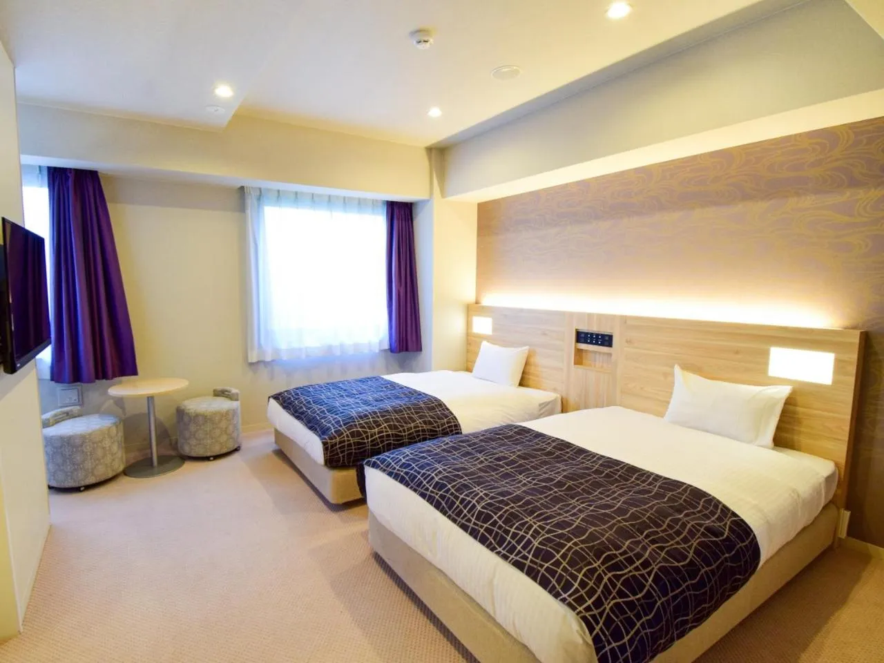 Bed in APA Hotel Kyoto Gojo Omiya