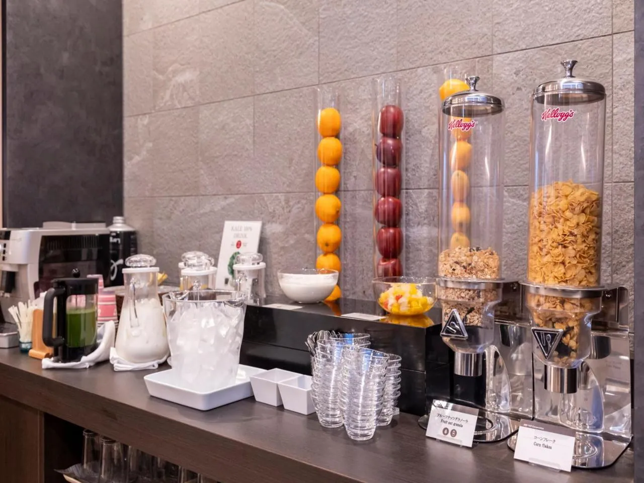 Buffet breakfast in APA Hotel Kyoto Gojo Omiya