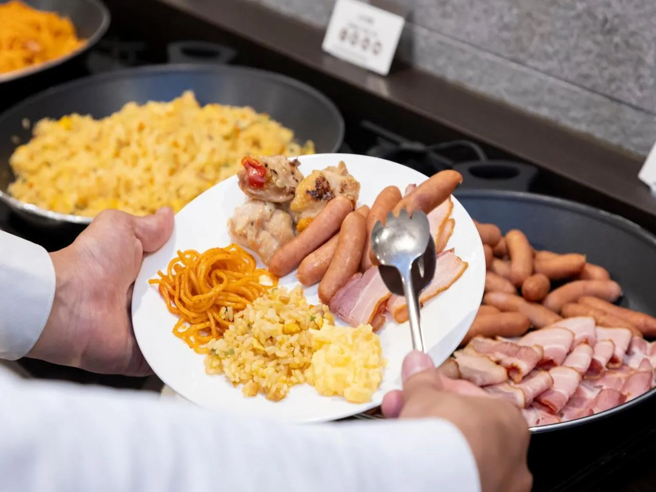 Buffet breakfast in APA Hotel Kyoto Gojo Omiya