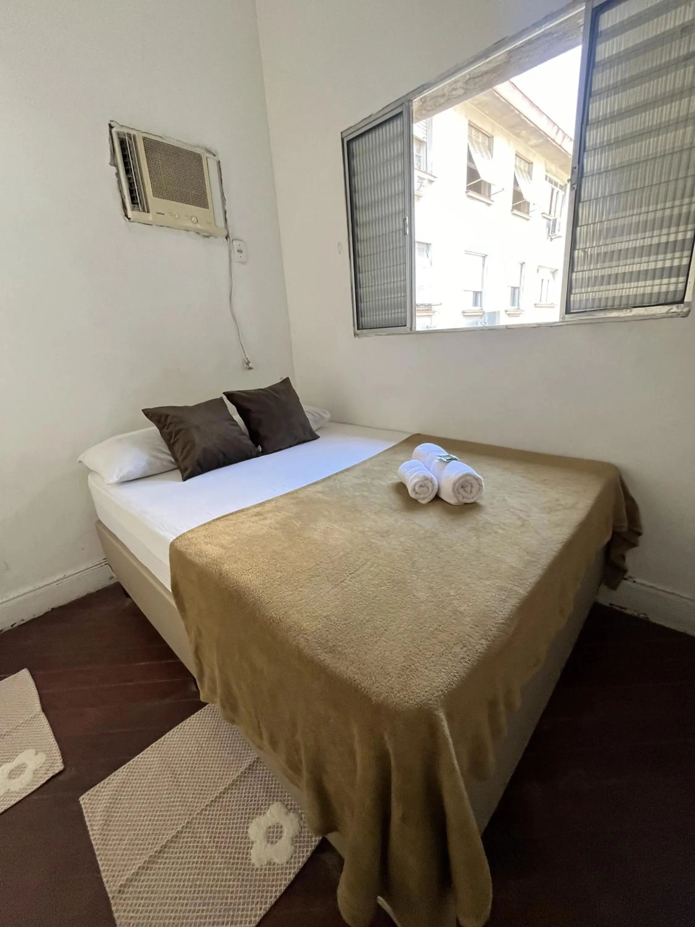 Bed in Pousada Aloha Santos