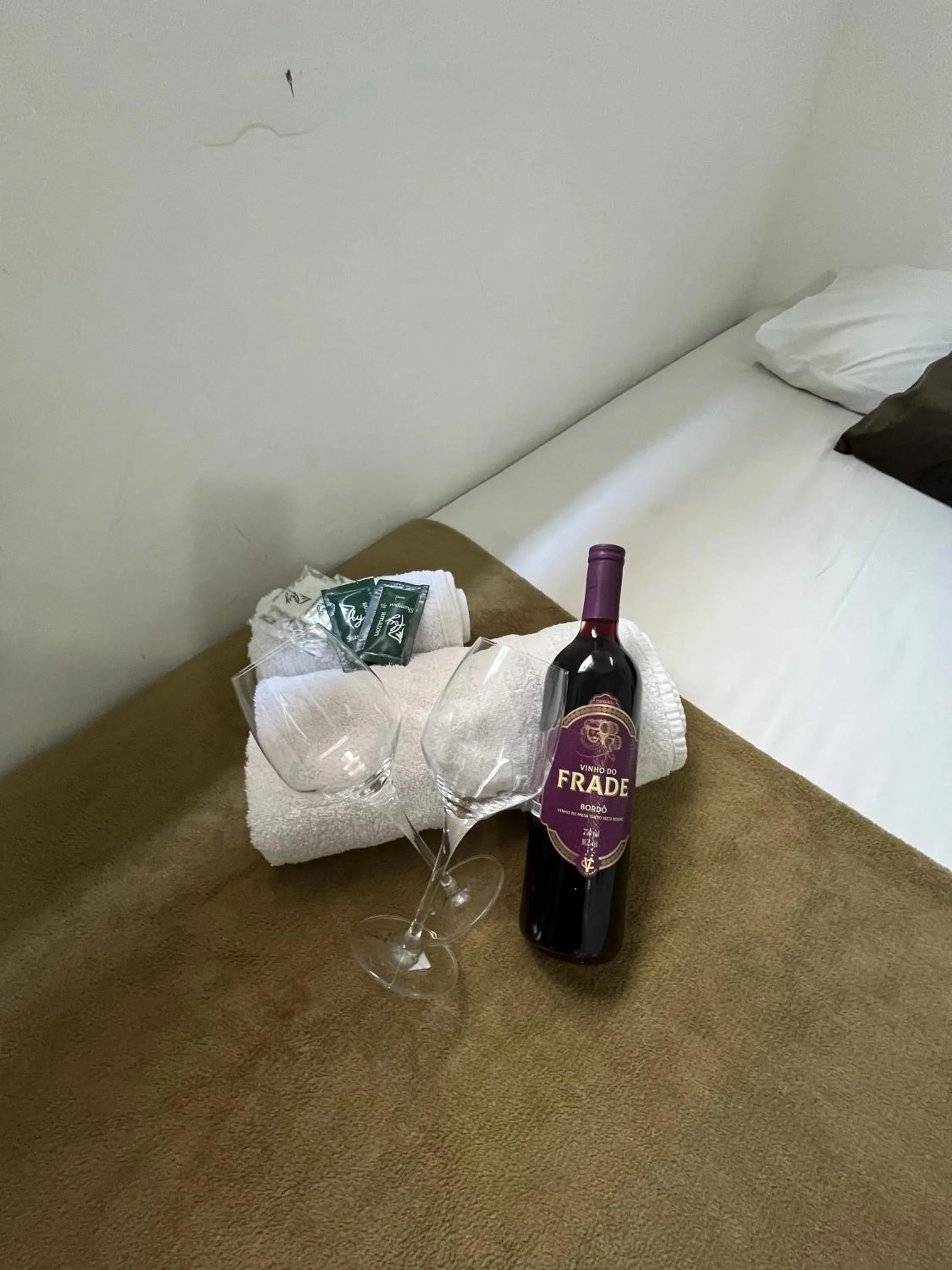Bed in Pousada Aloha Santos
