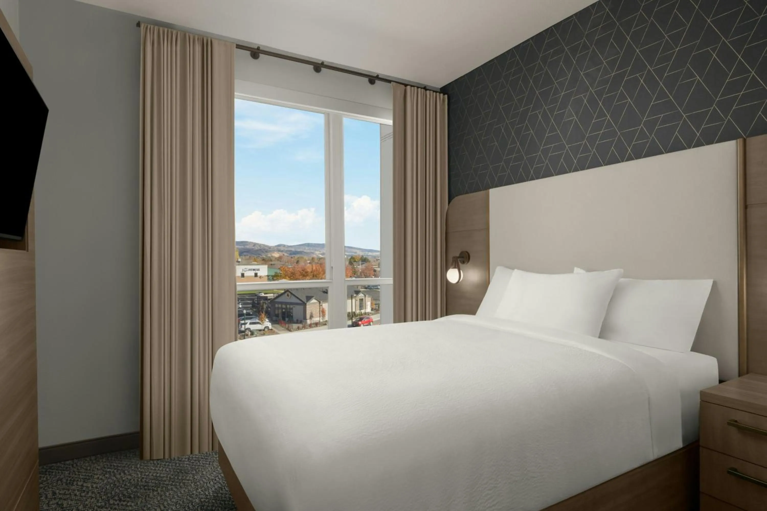 Bedroom, Bed in Residence Inn by Marriott Eagle Boise