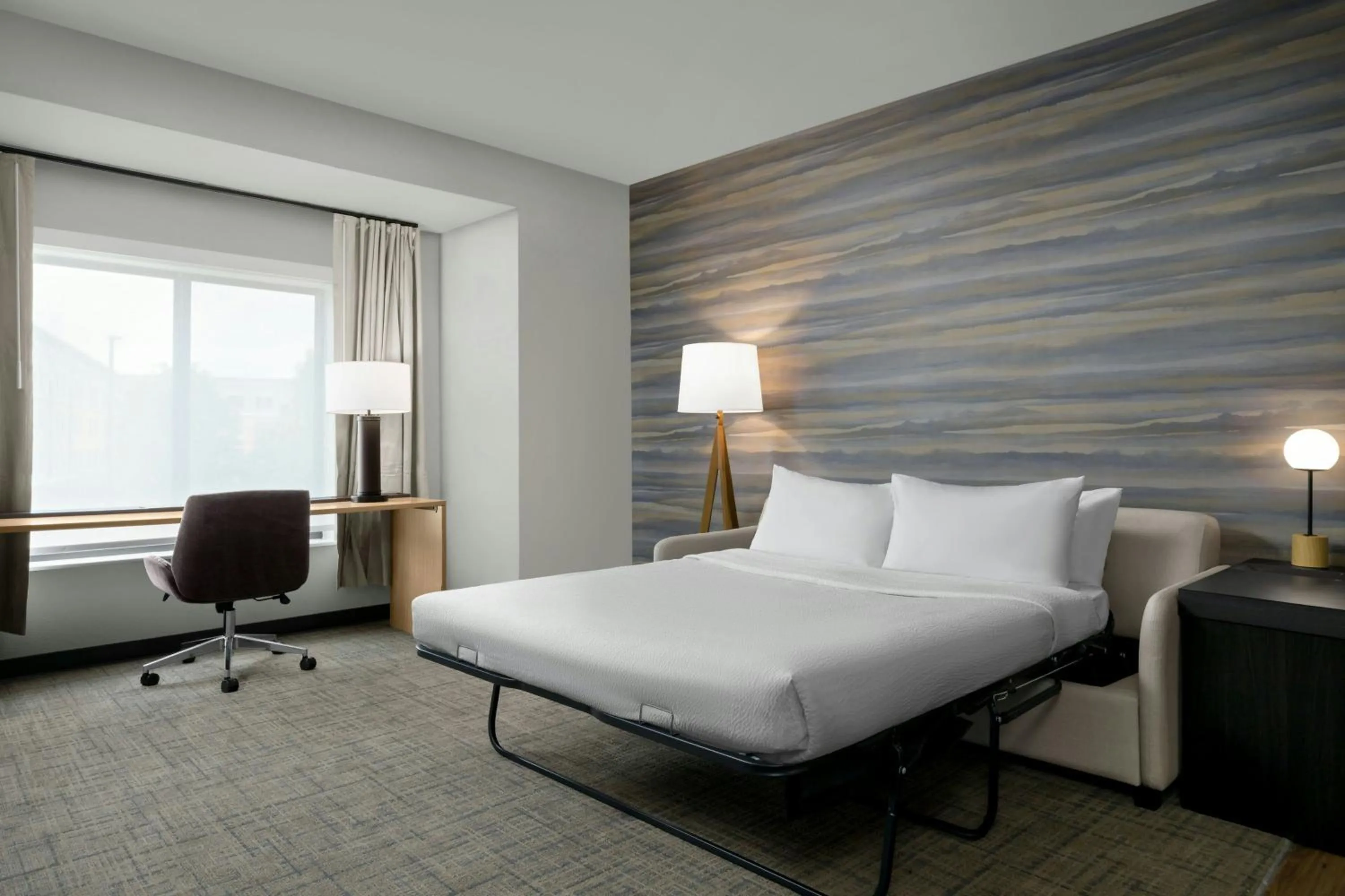Bedroom, Bed in Residence Inn by Marriott Indianapolis Noblesville