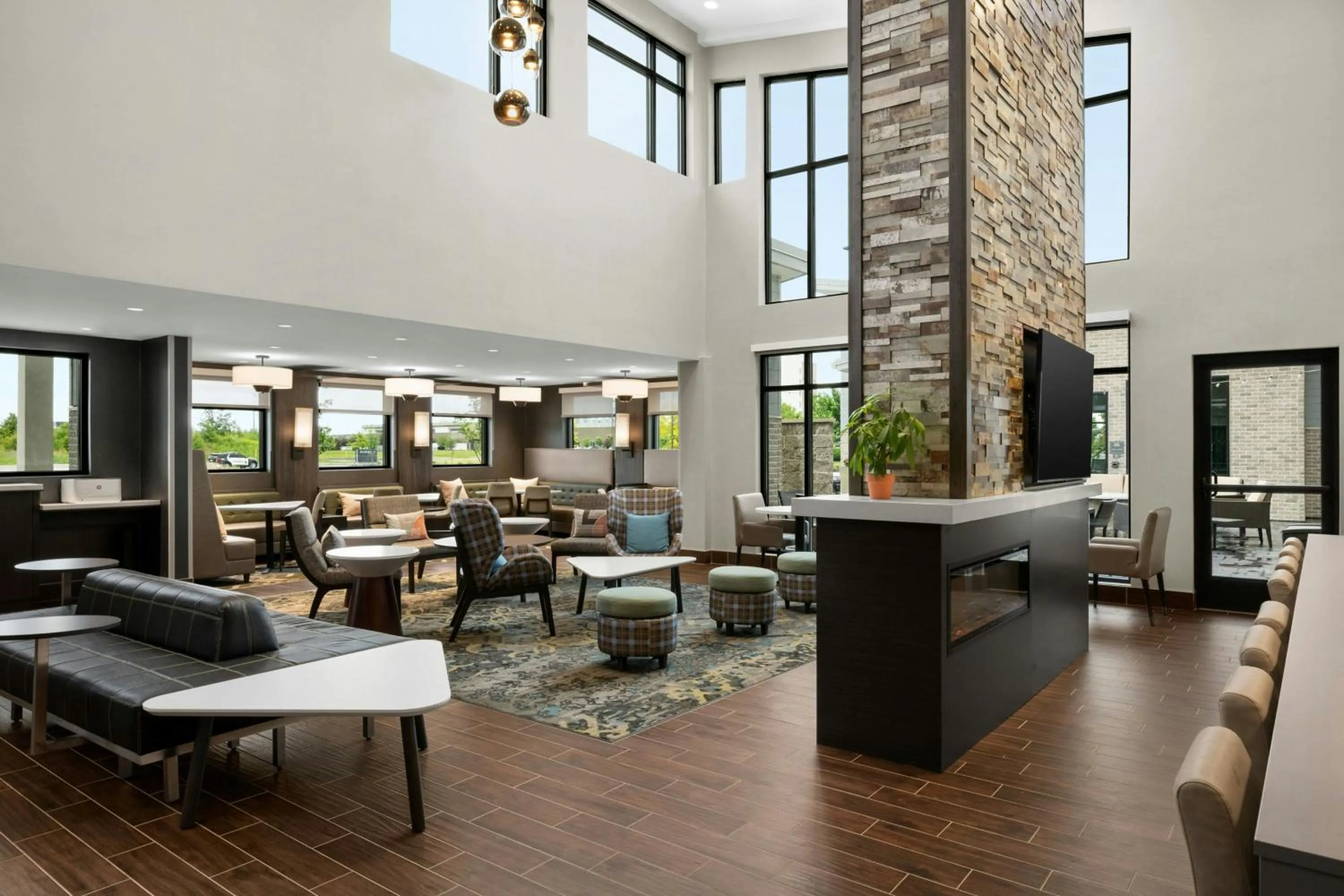 Lobby or reception in Residence Inn by Marriott Indianapolis Noblesville