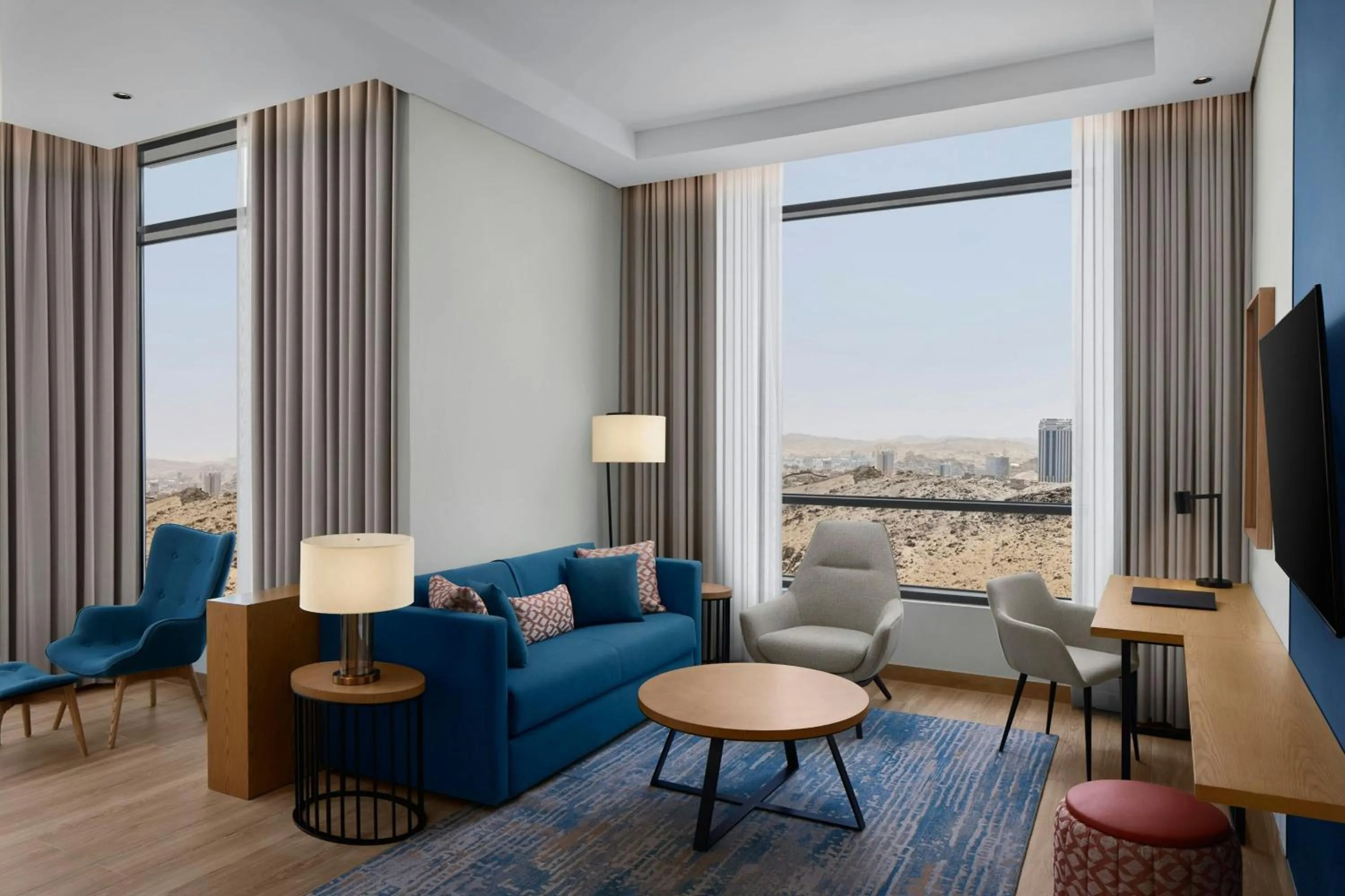 Living room in Courtyard by Marriott Makkah