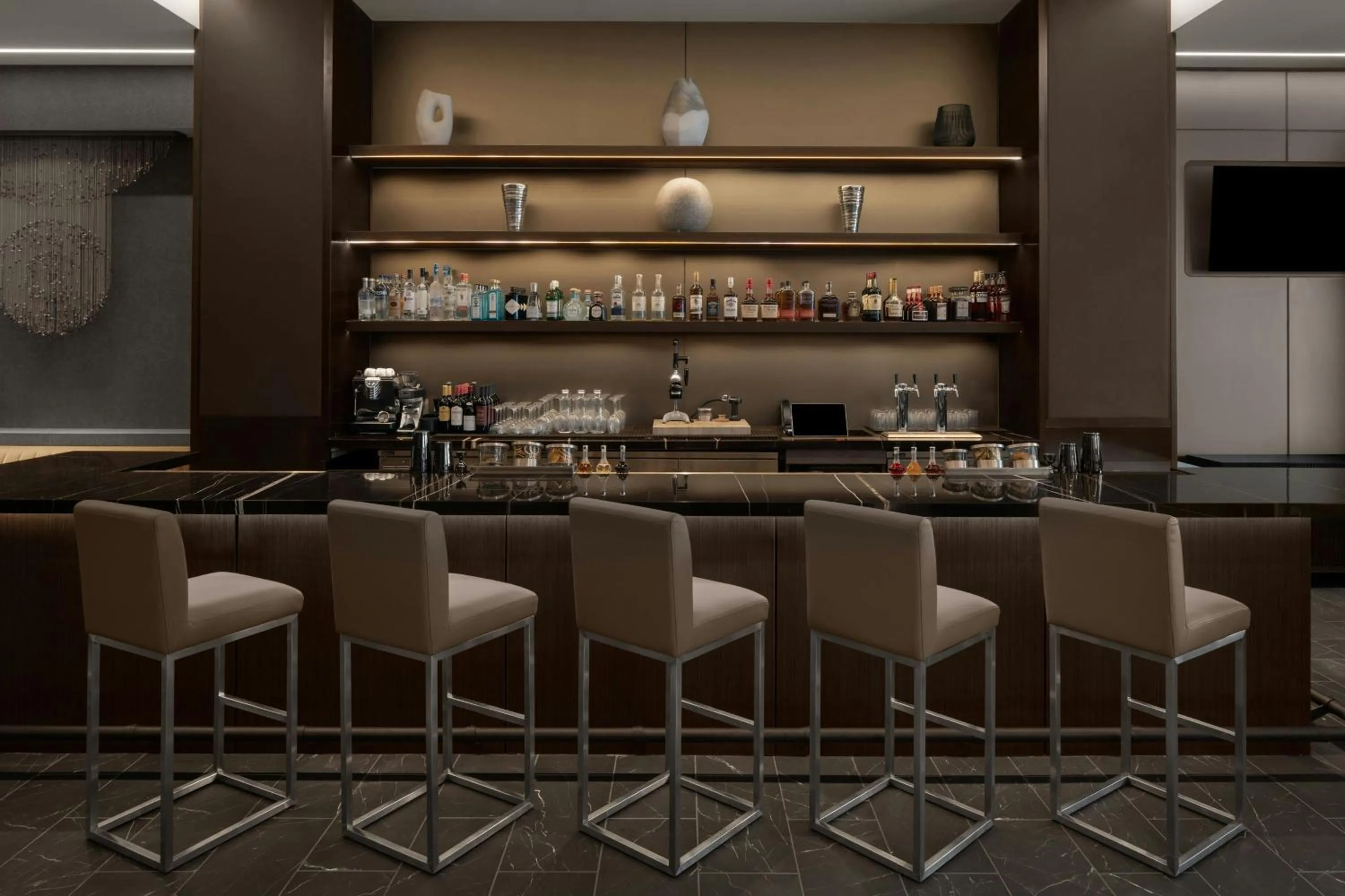 Lounge or bar in AC Hotel by Marriott St. Louis Clayton
