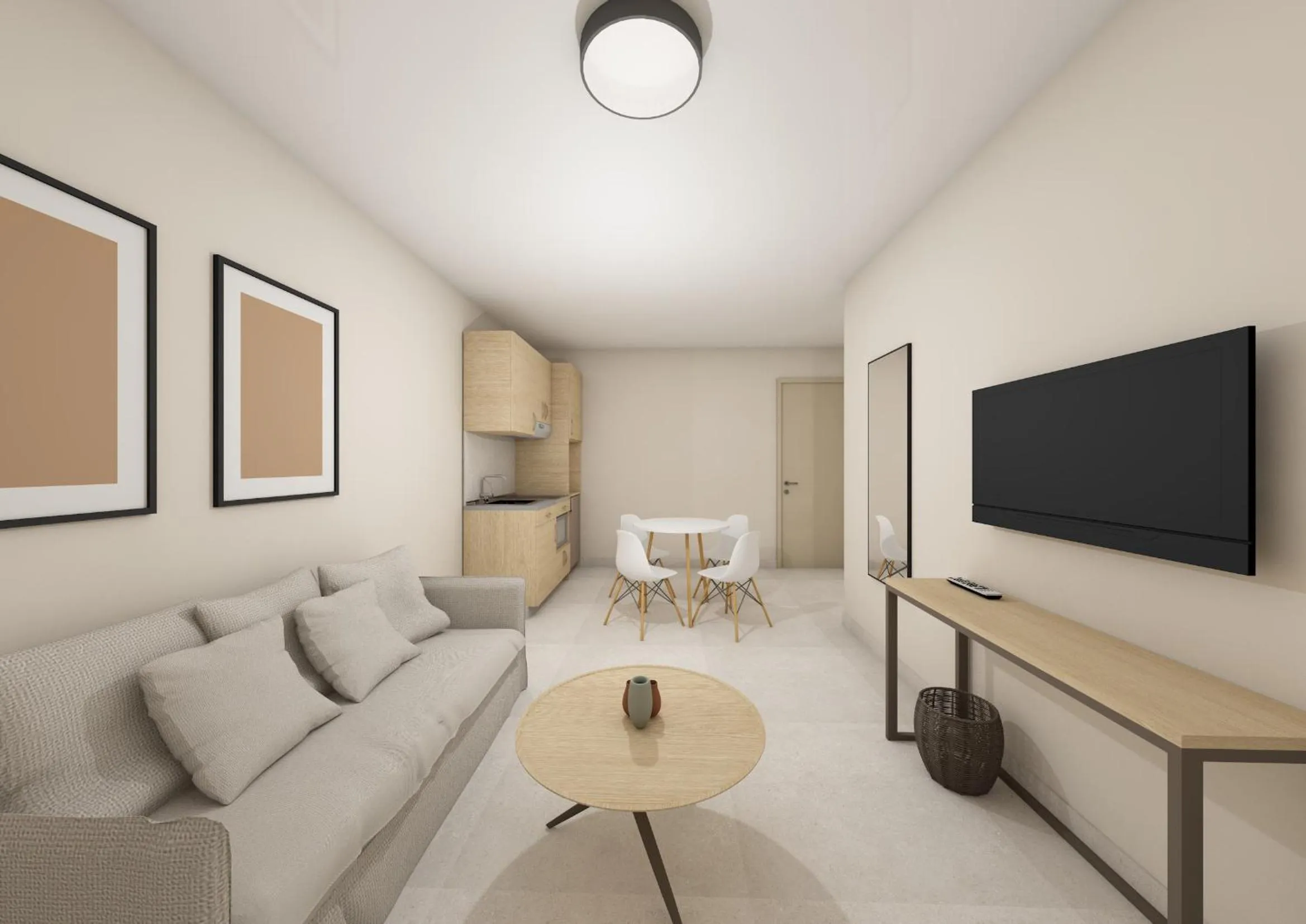 Living room in Kalloudis Hotel Apartments