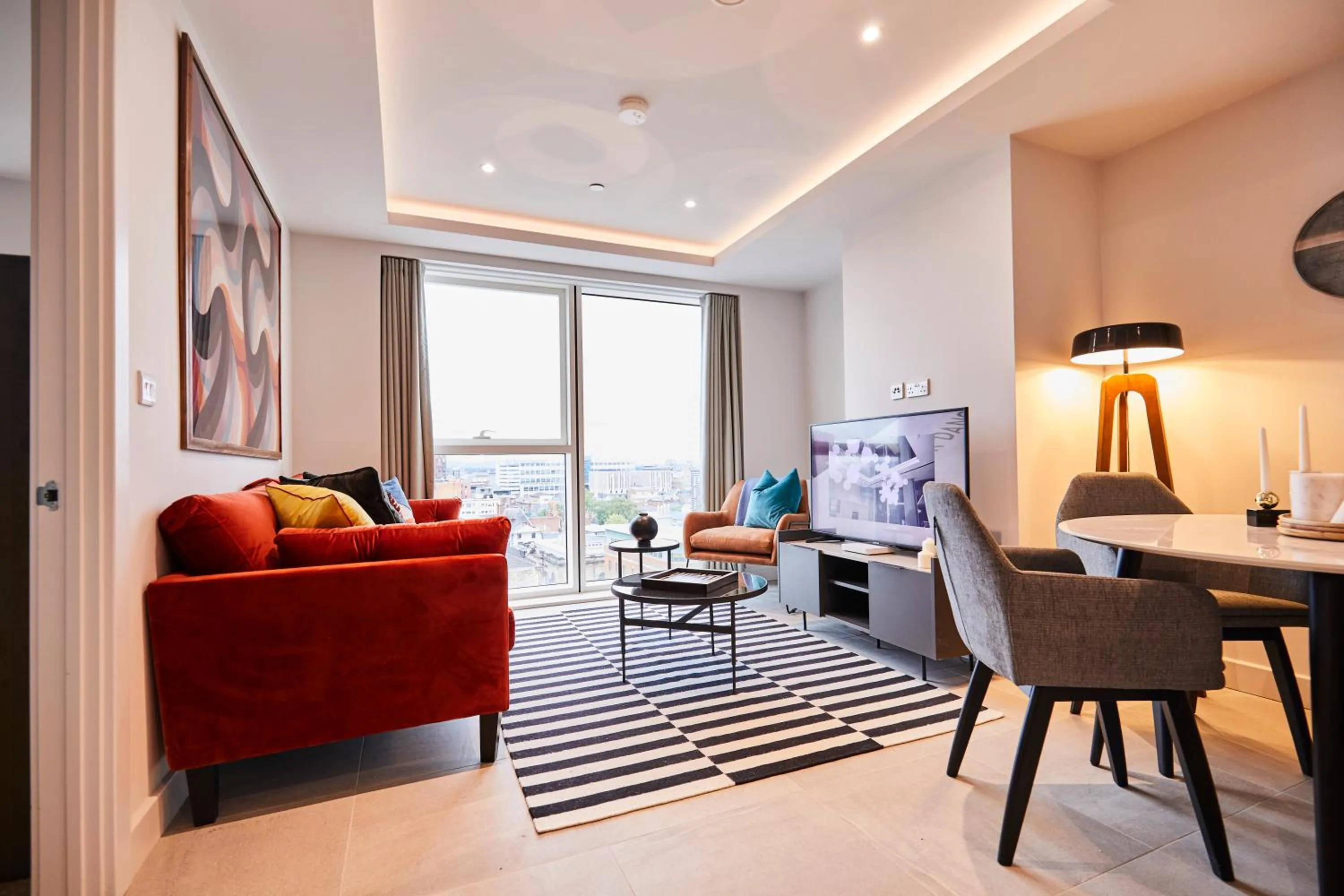 Living room in Charles Hope Manchester Centre