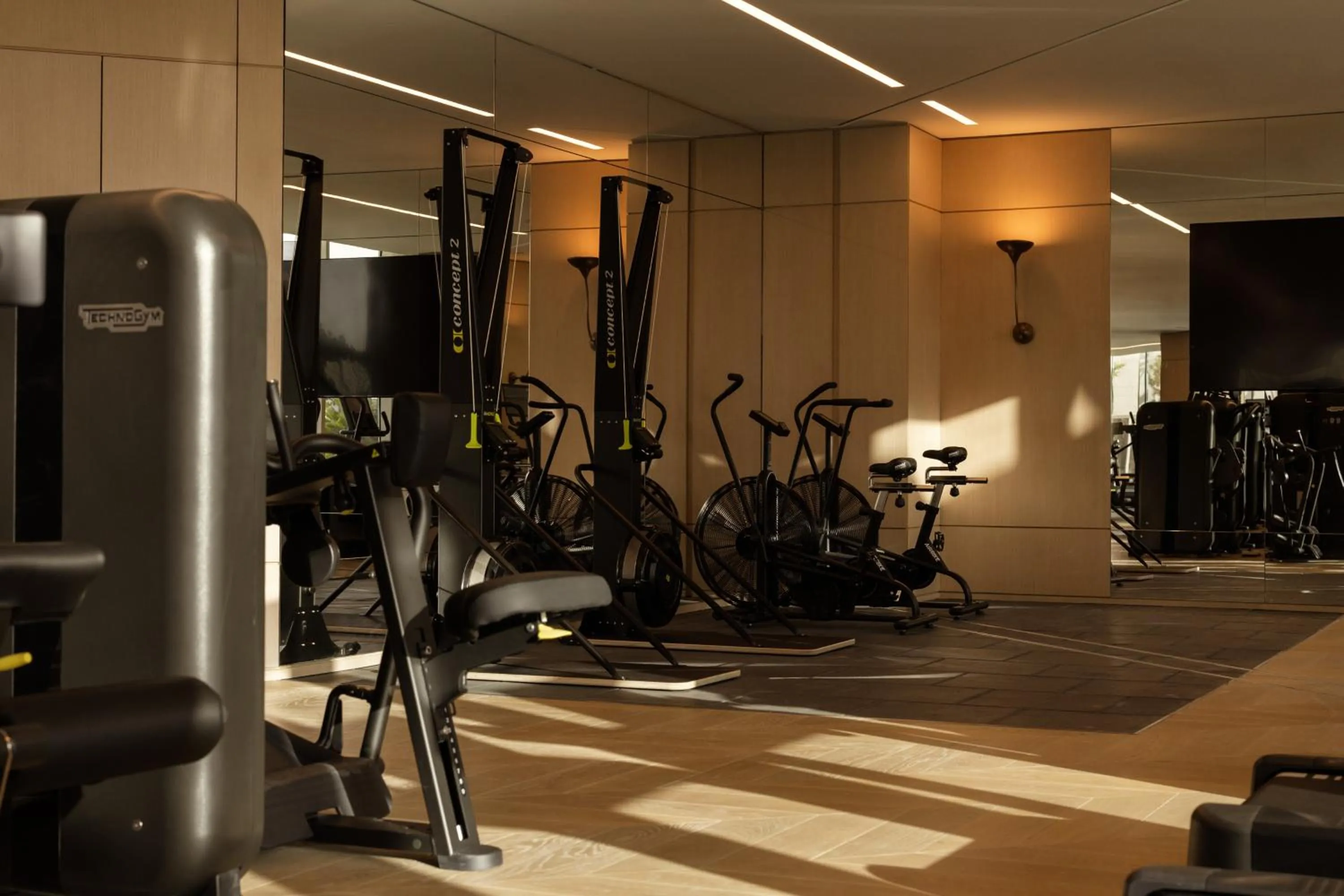 Fitness centre/facilities in Rosewood Doha