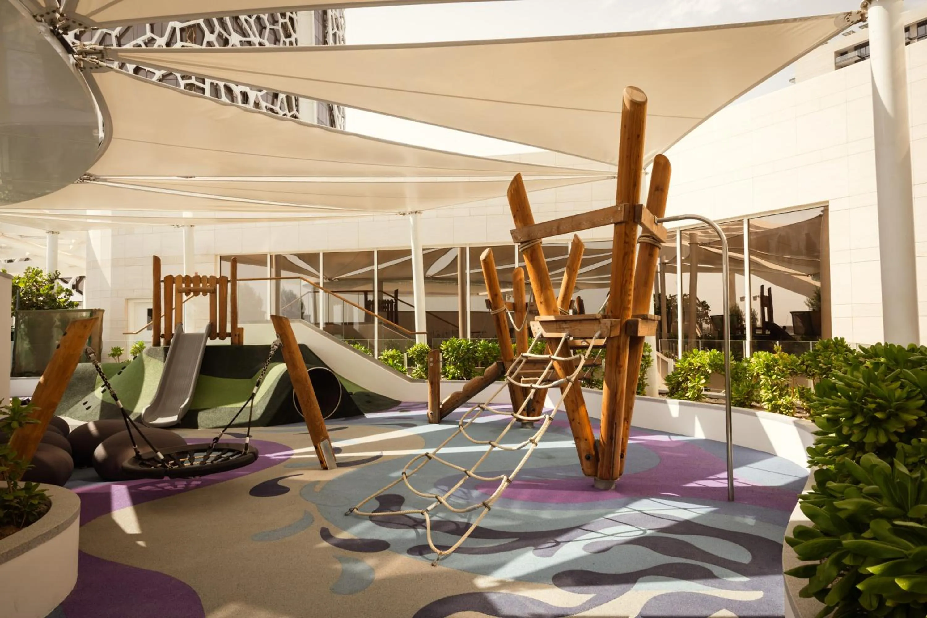 Children play ground in Rosewood Doha