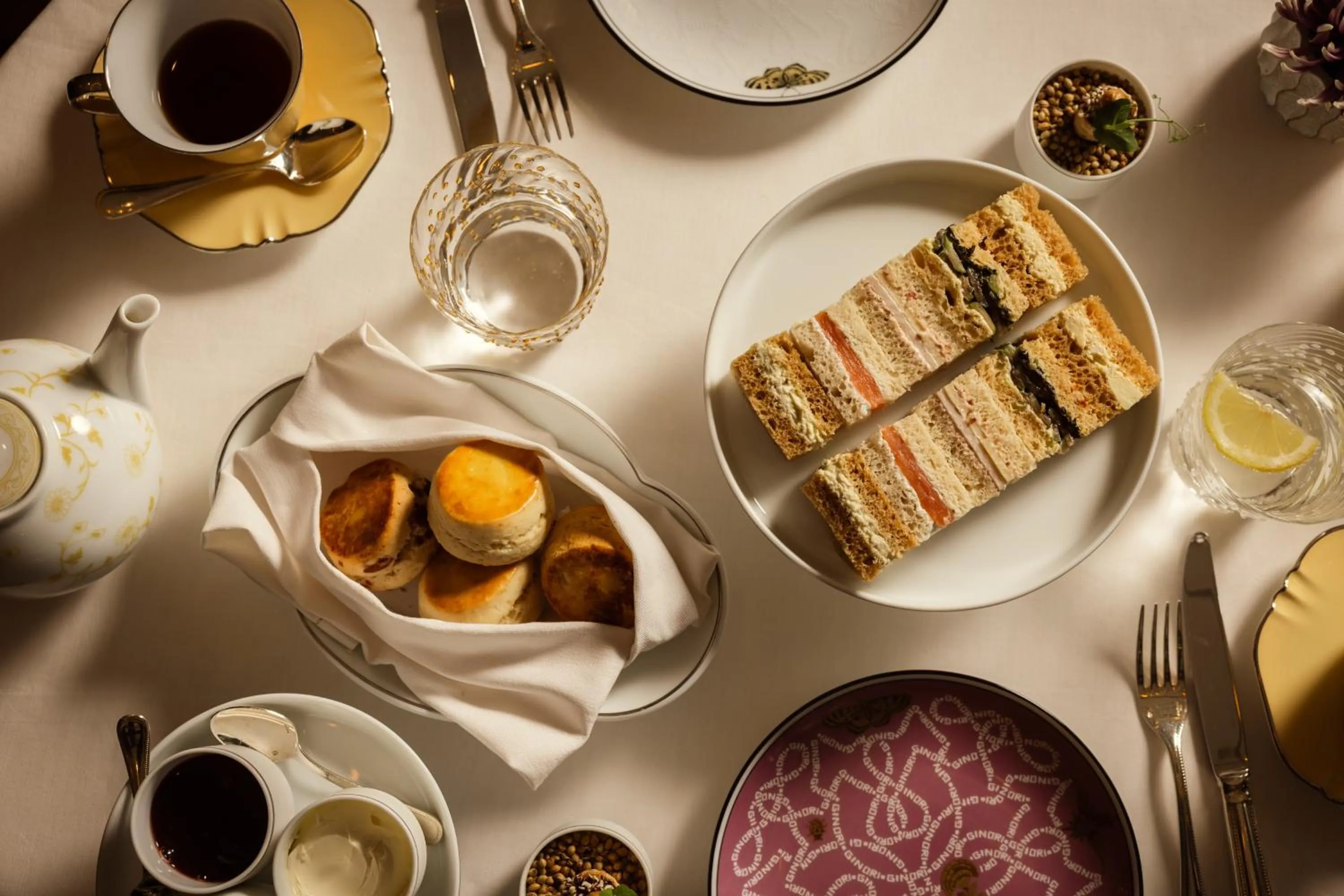 Food close-up in Rosewood Doha