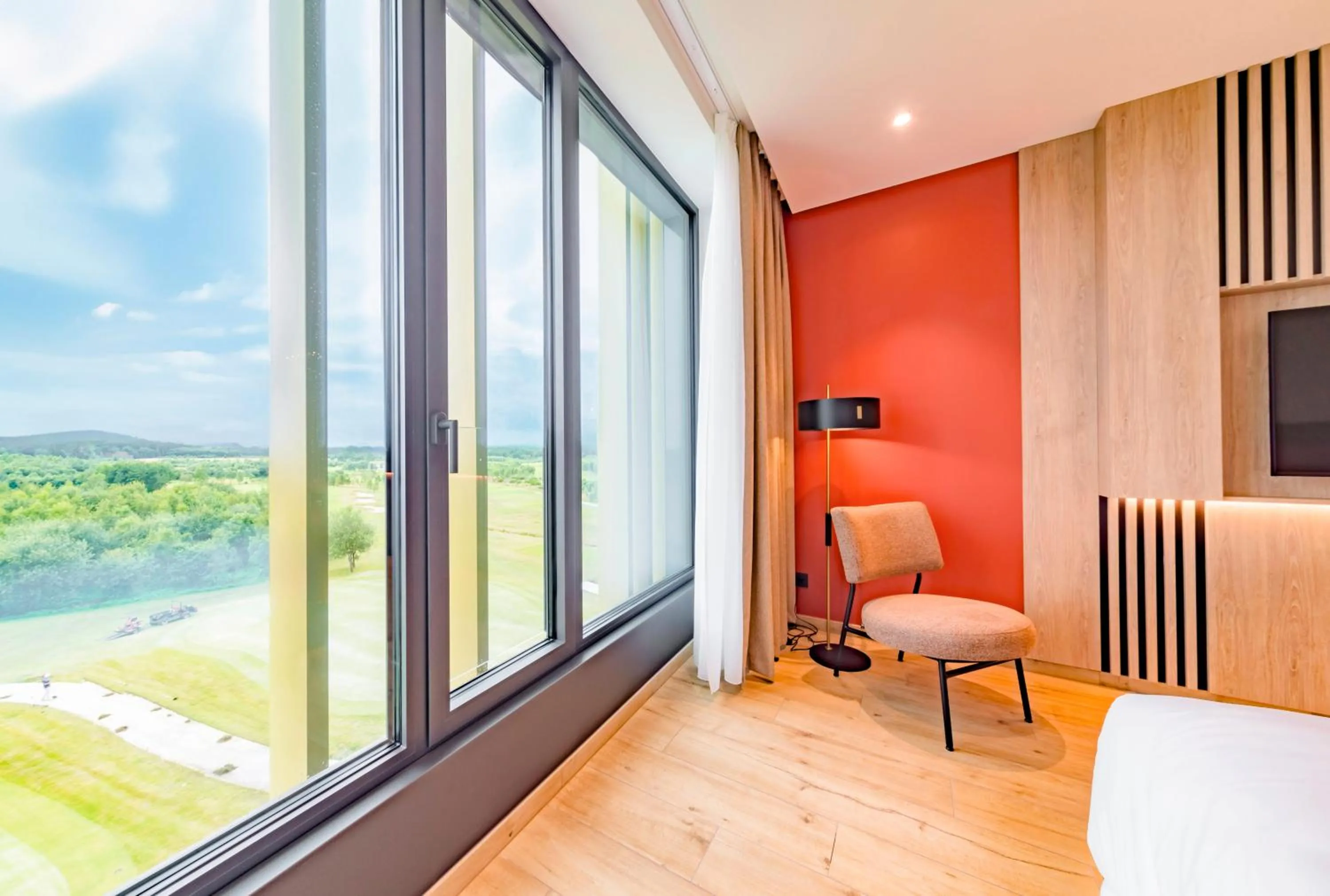 Garden view in Hotel du Bois d'Arlon