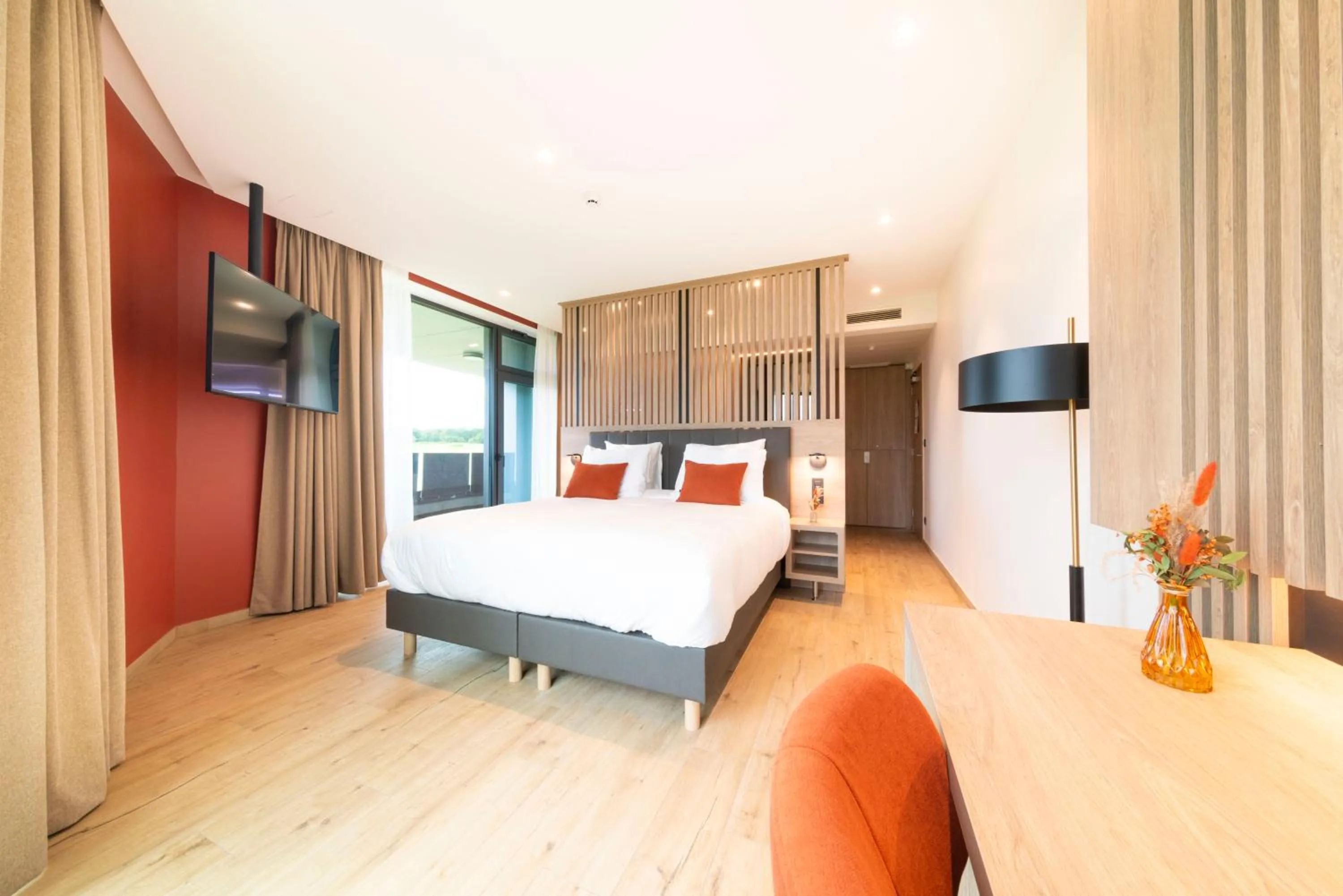 Bed in Hotel du Bois d'Arlon