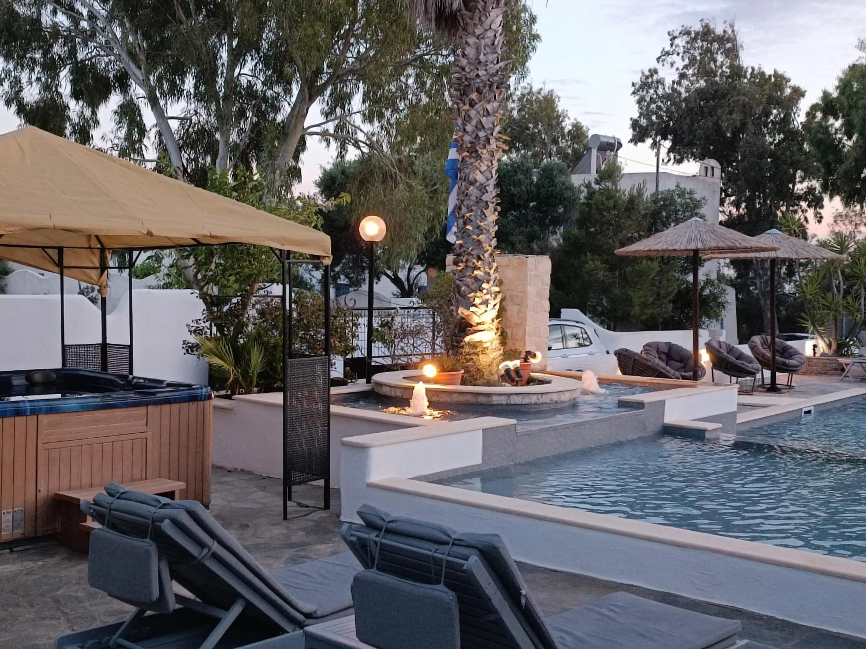 Garden view in Naxos Summerland resort