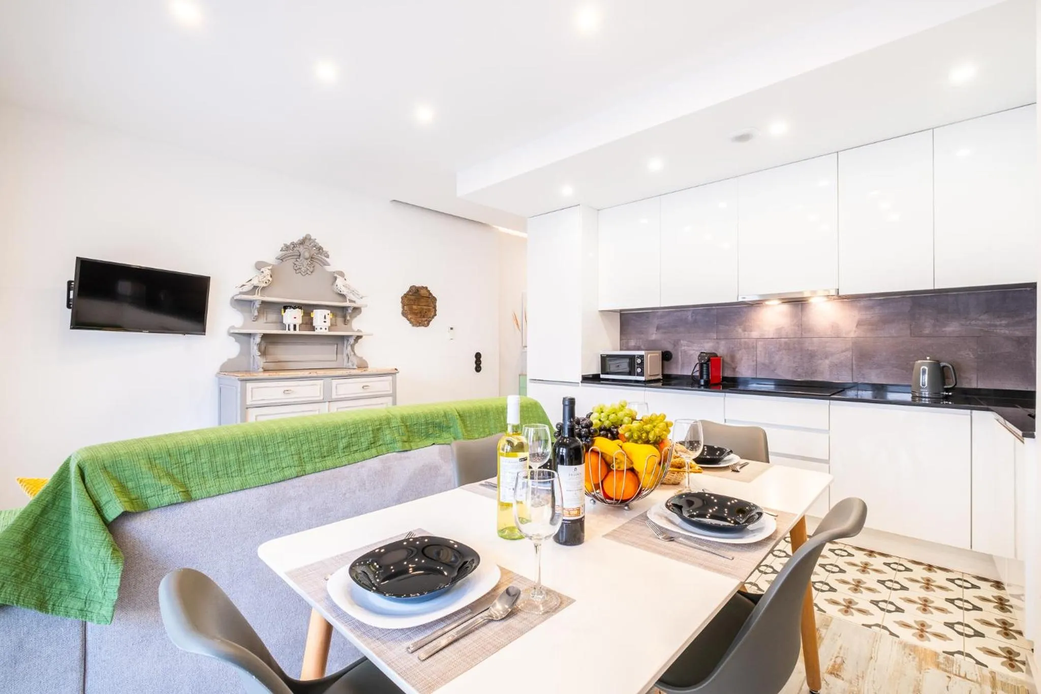 Kitchen or kitchenette in Apartment Carvoeiro By The Sea 1 by Algarve Vacation