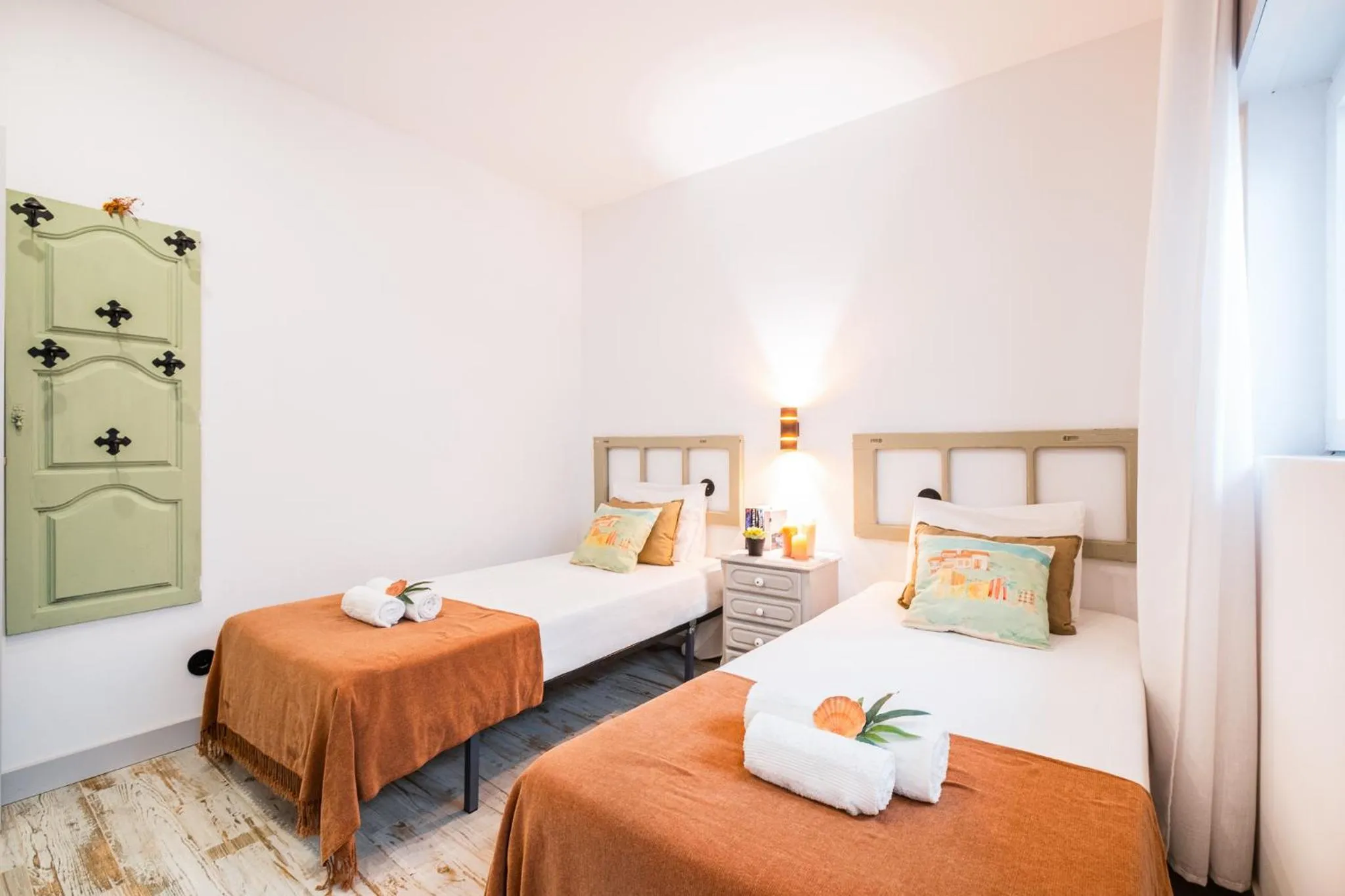 Bedroom, Bed in Apartment Carvoeiro By The Sea 1 by Algarve Vacation