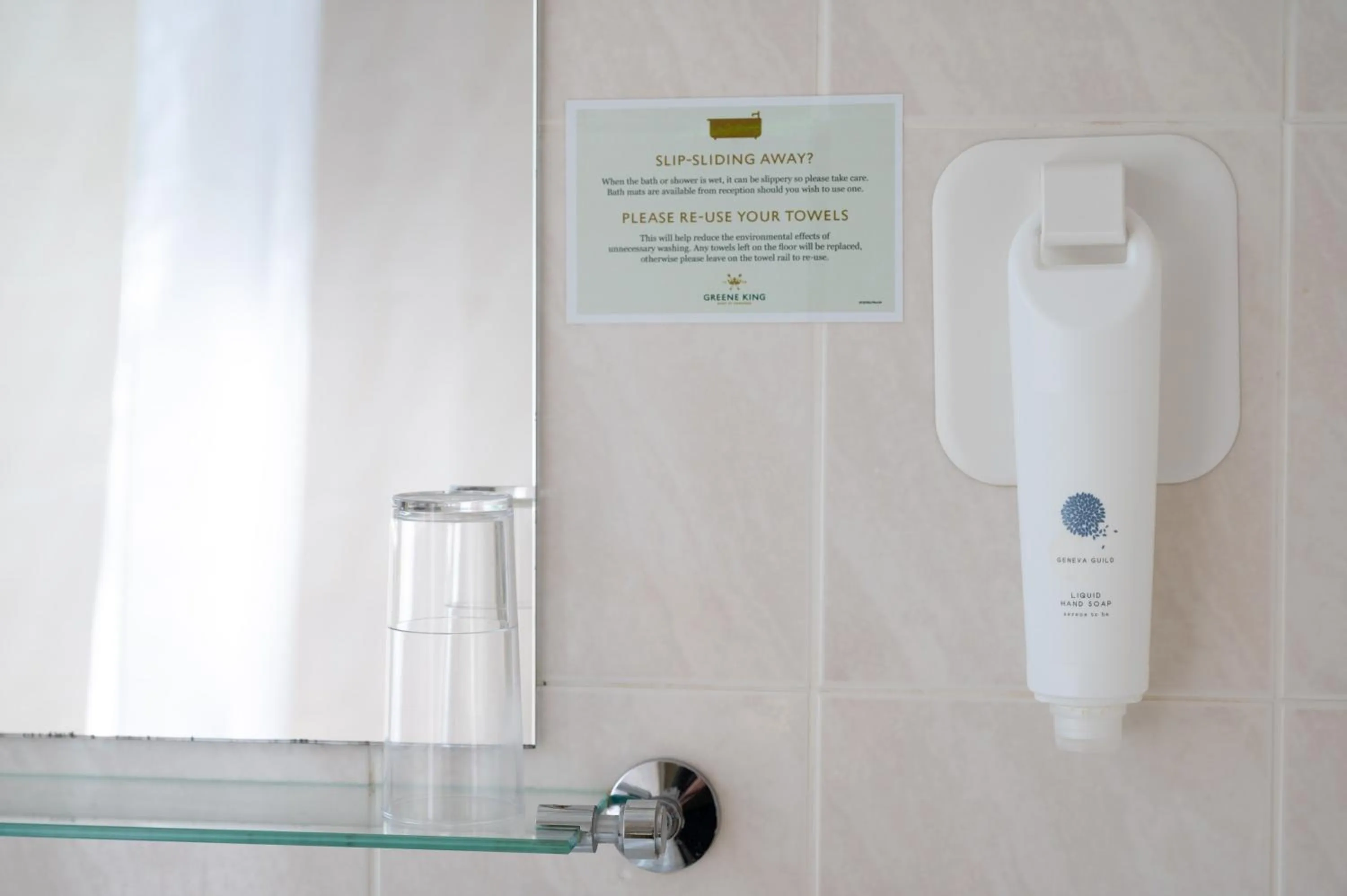 Bathroom in Millers Hotel by Greene King Inns