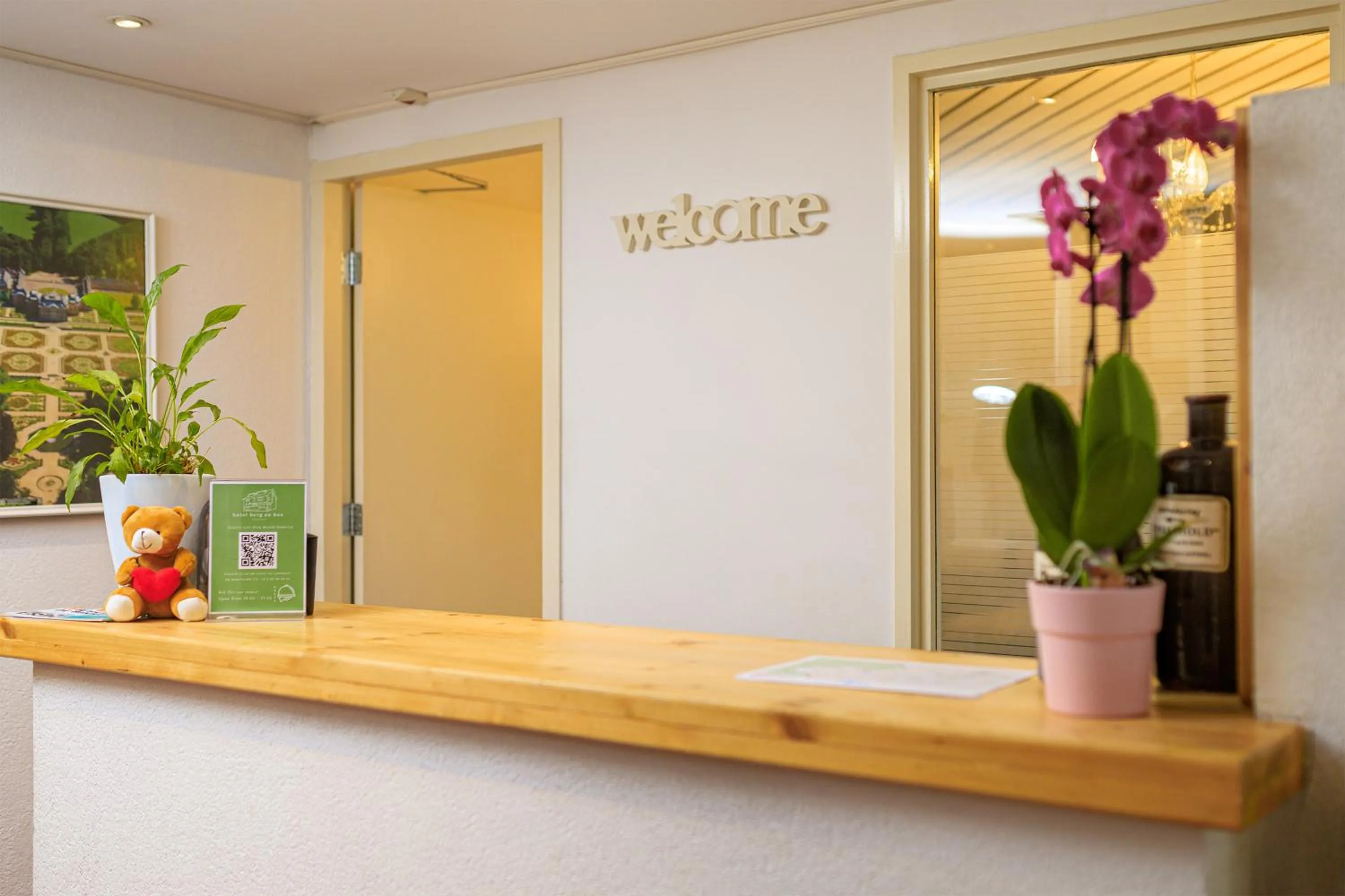 Lobby or reception in Hotel Berg en Bos
