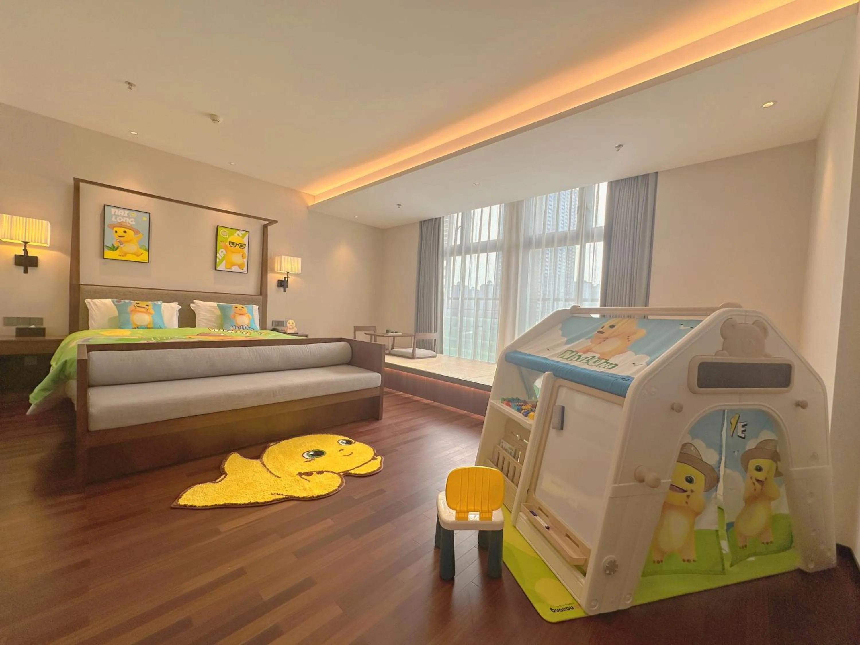 Property building, Bed in SSAW Boutique Hotel Foshan Qiandeng Lake