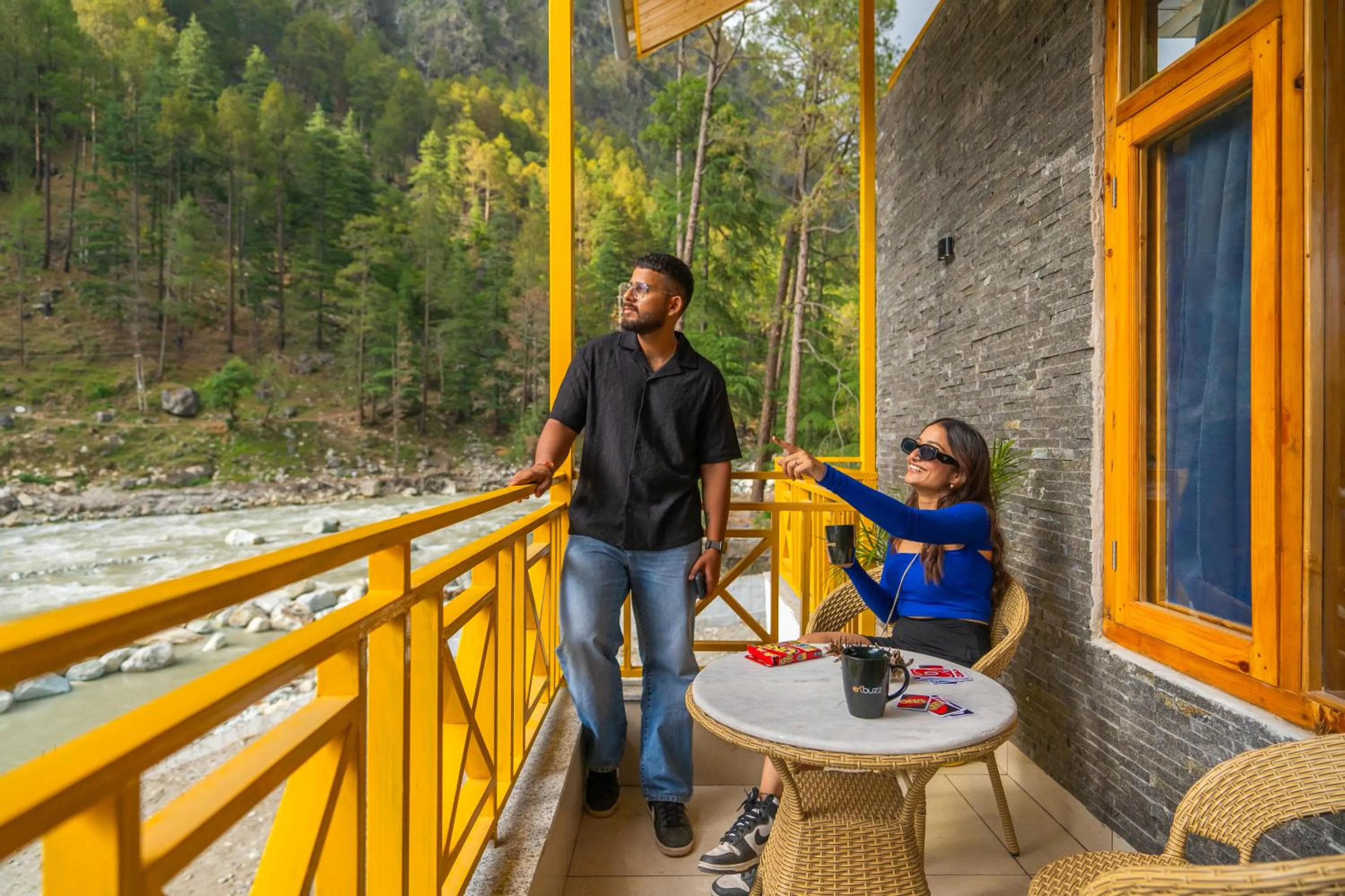 Patio in The Social Stays Kasol