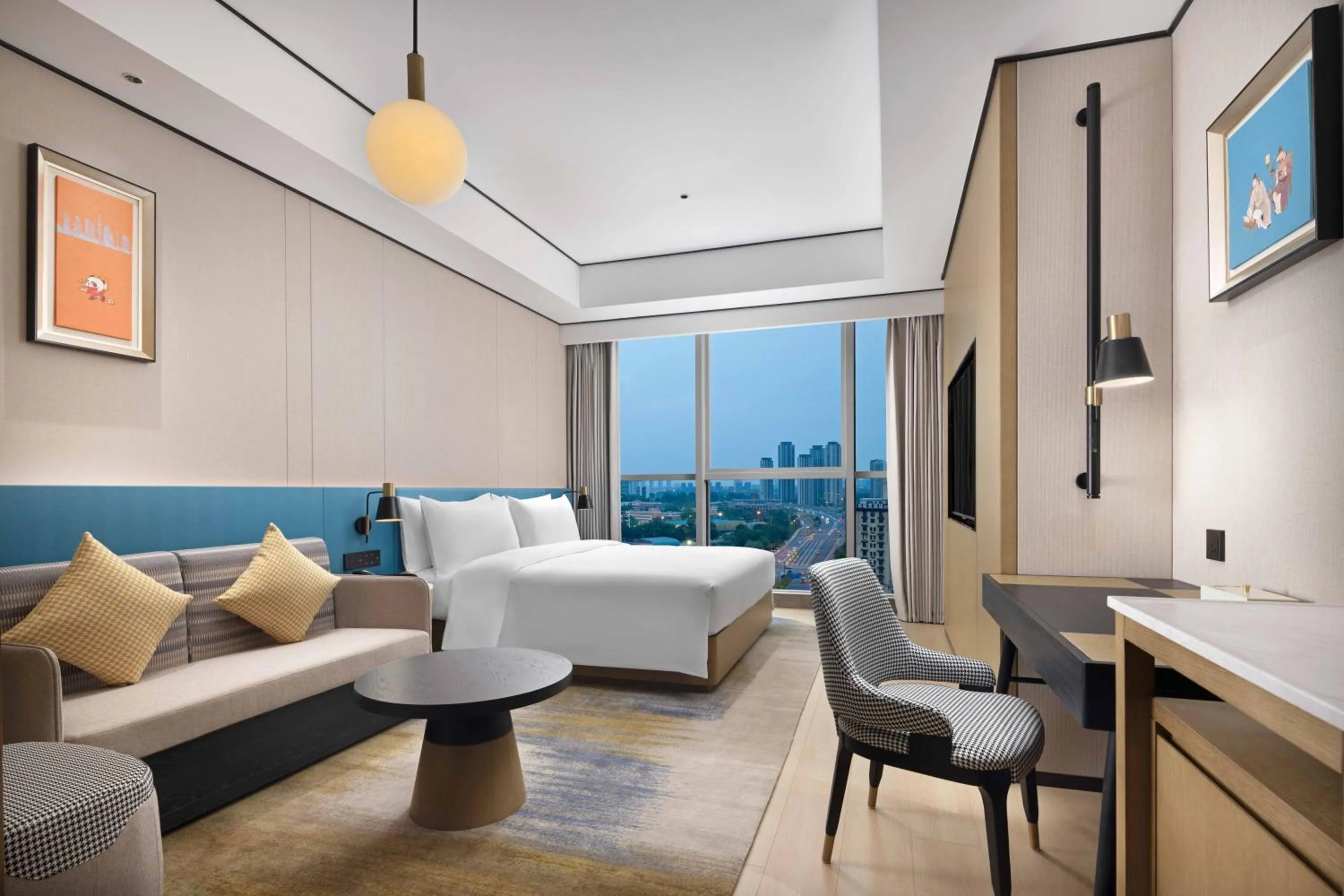 Bed in Hilton Garden Inn Chengdu Chenghua