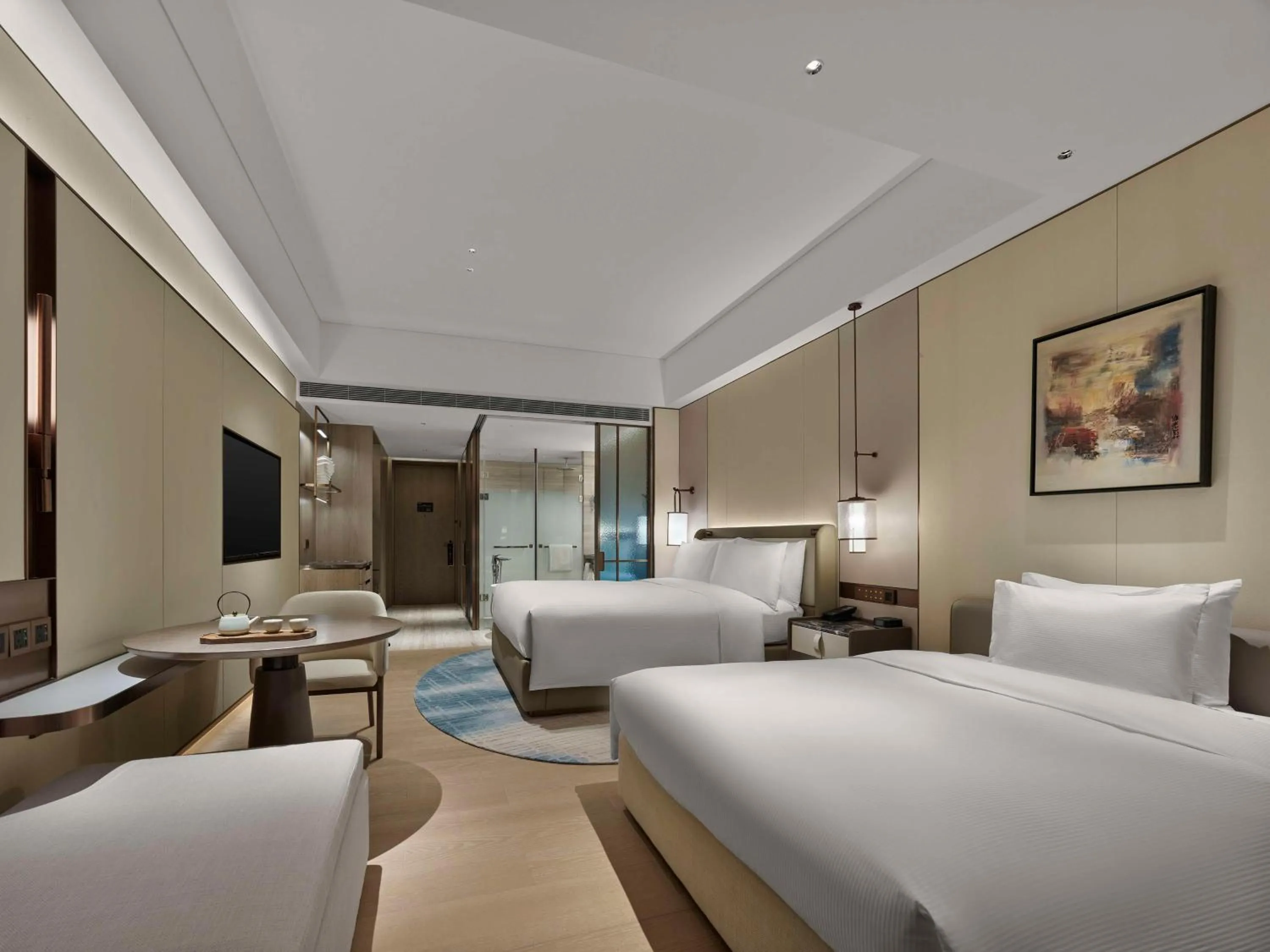 Hot Tub, Bed in Doubletree By Hilton Chengdu Xinglong Lake