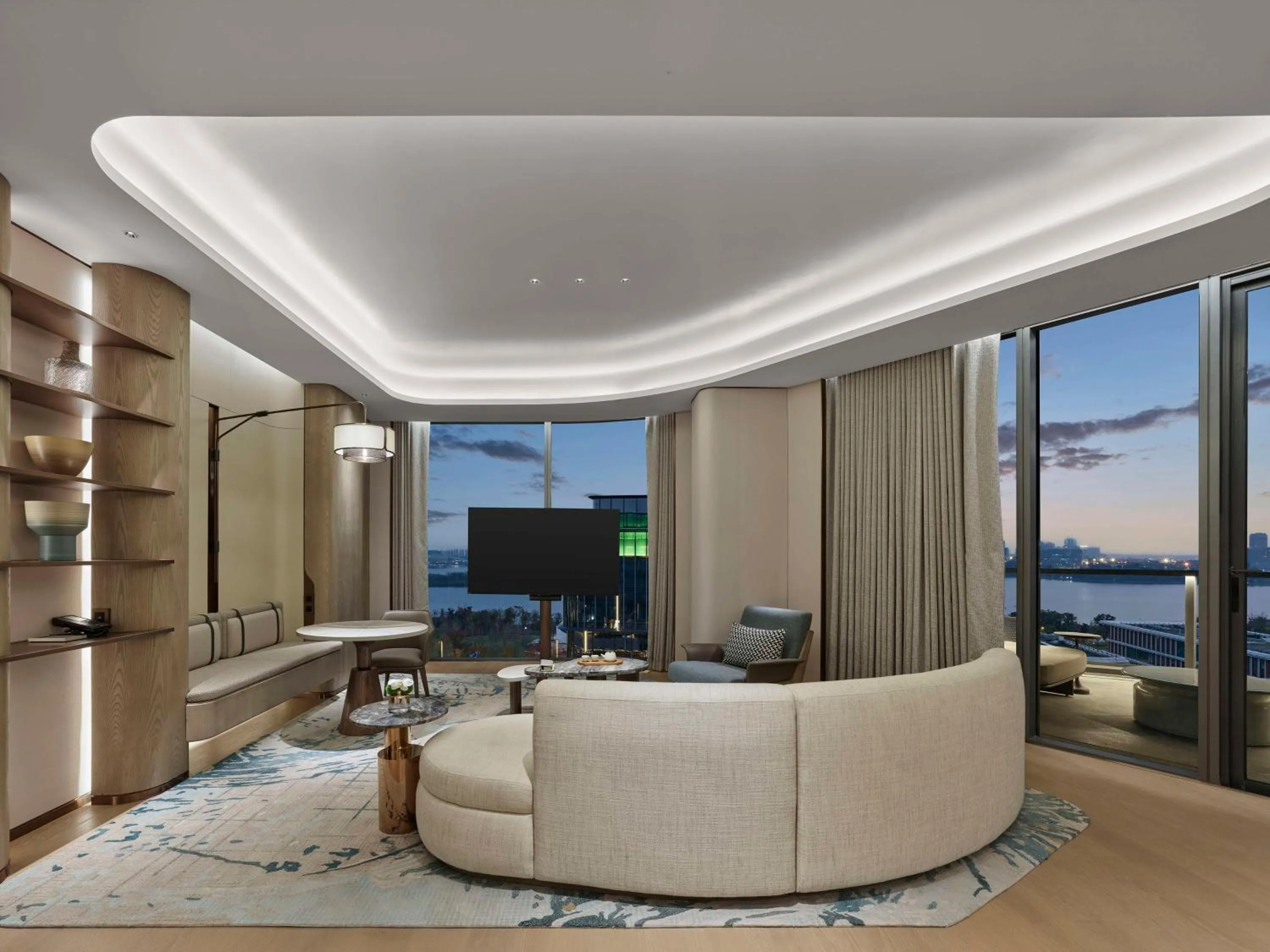 Living room in Doubletree By Hilton Chengdu Xinglong Lake