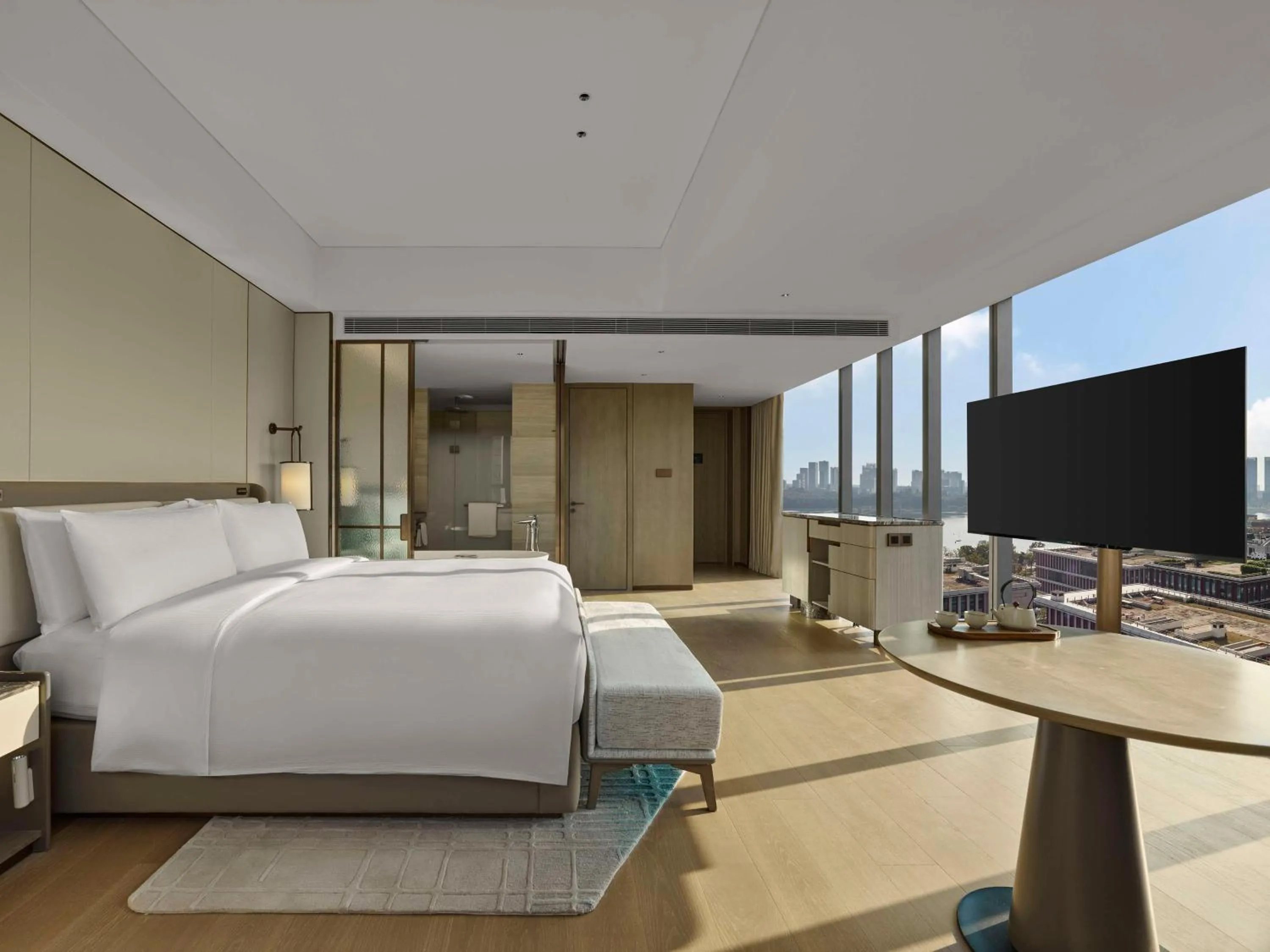 Bed in Doubletree By Hilton Chengdu Xinglong Lake