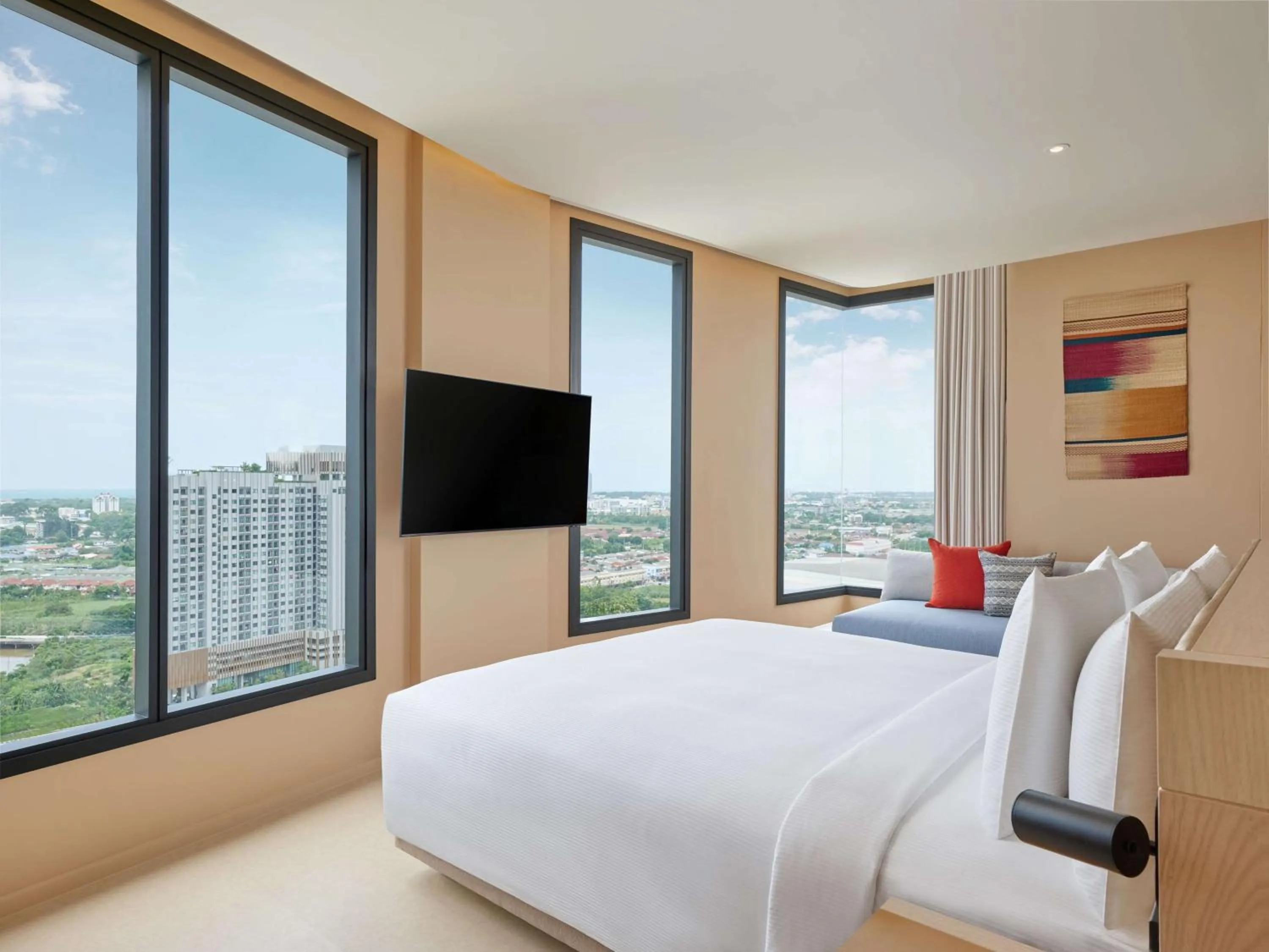 Bed in Hilton Garden Inn Rayong