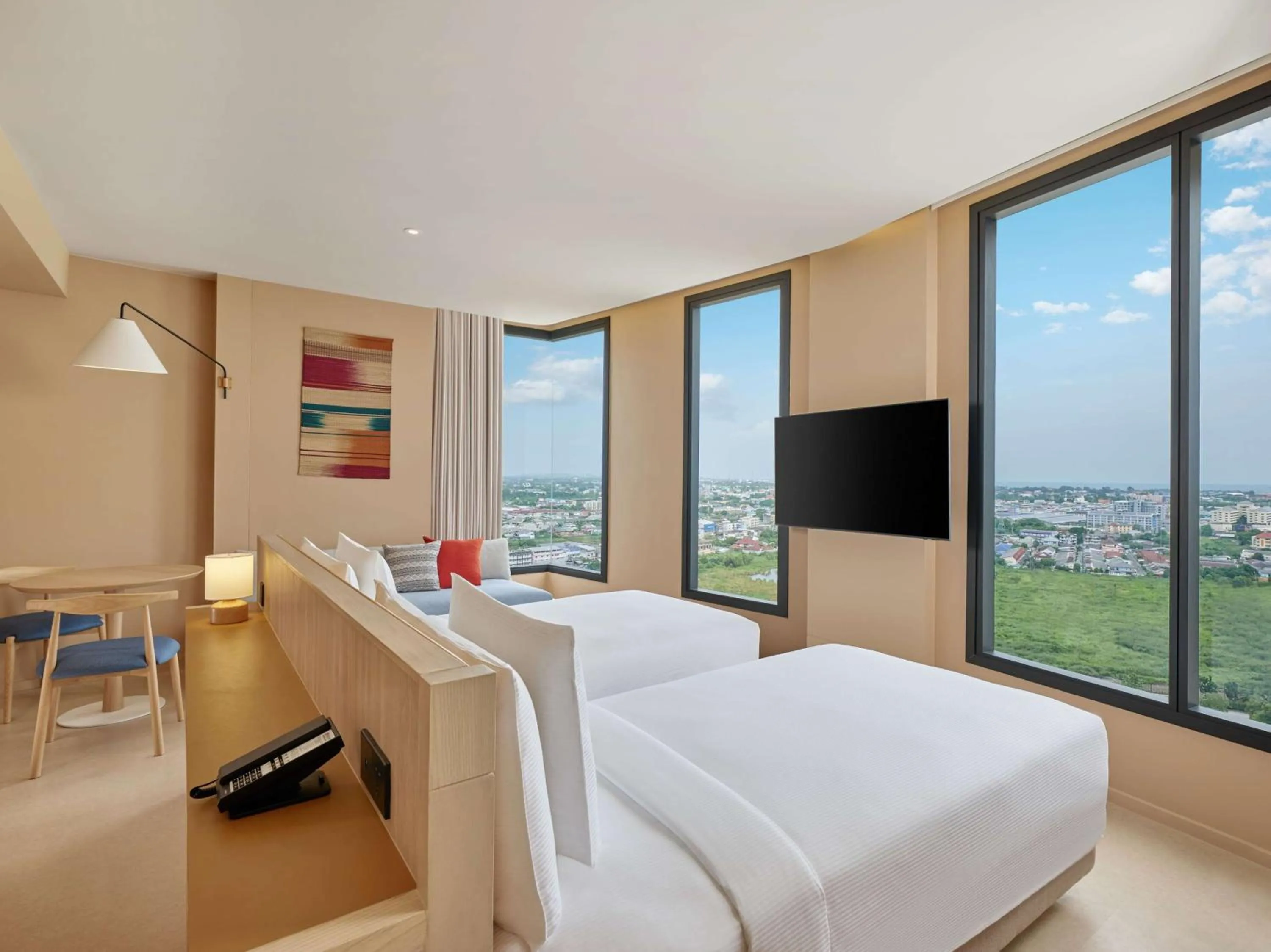 Bed in Hilton Garden Inn Rayong