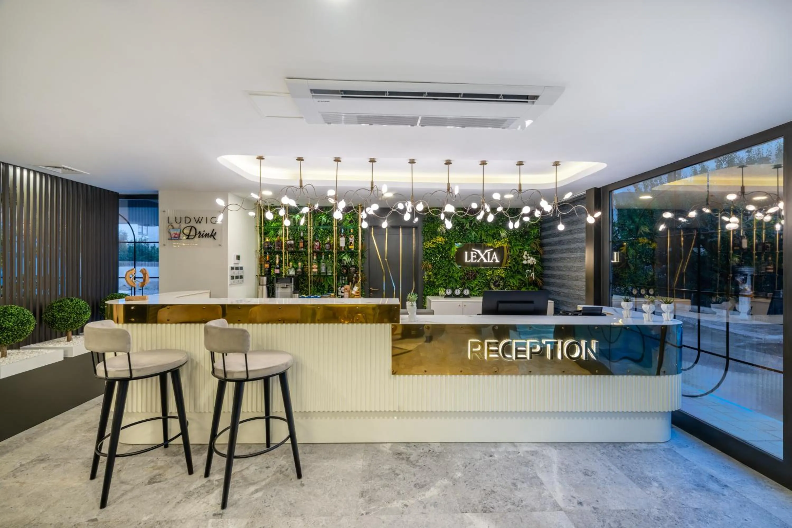 Lobby or reception in Lexia Hotels