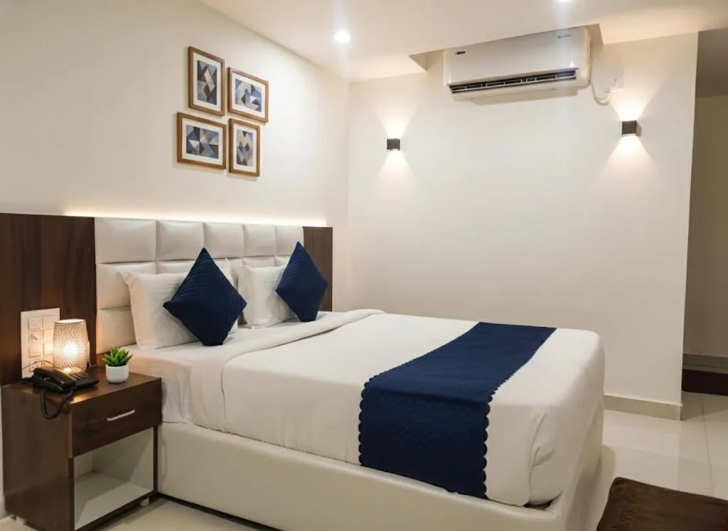 Bed in Hotel SkyLand