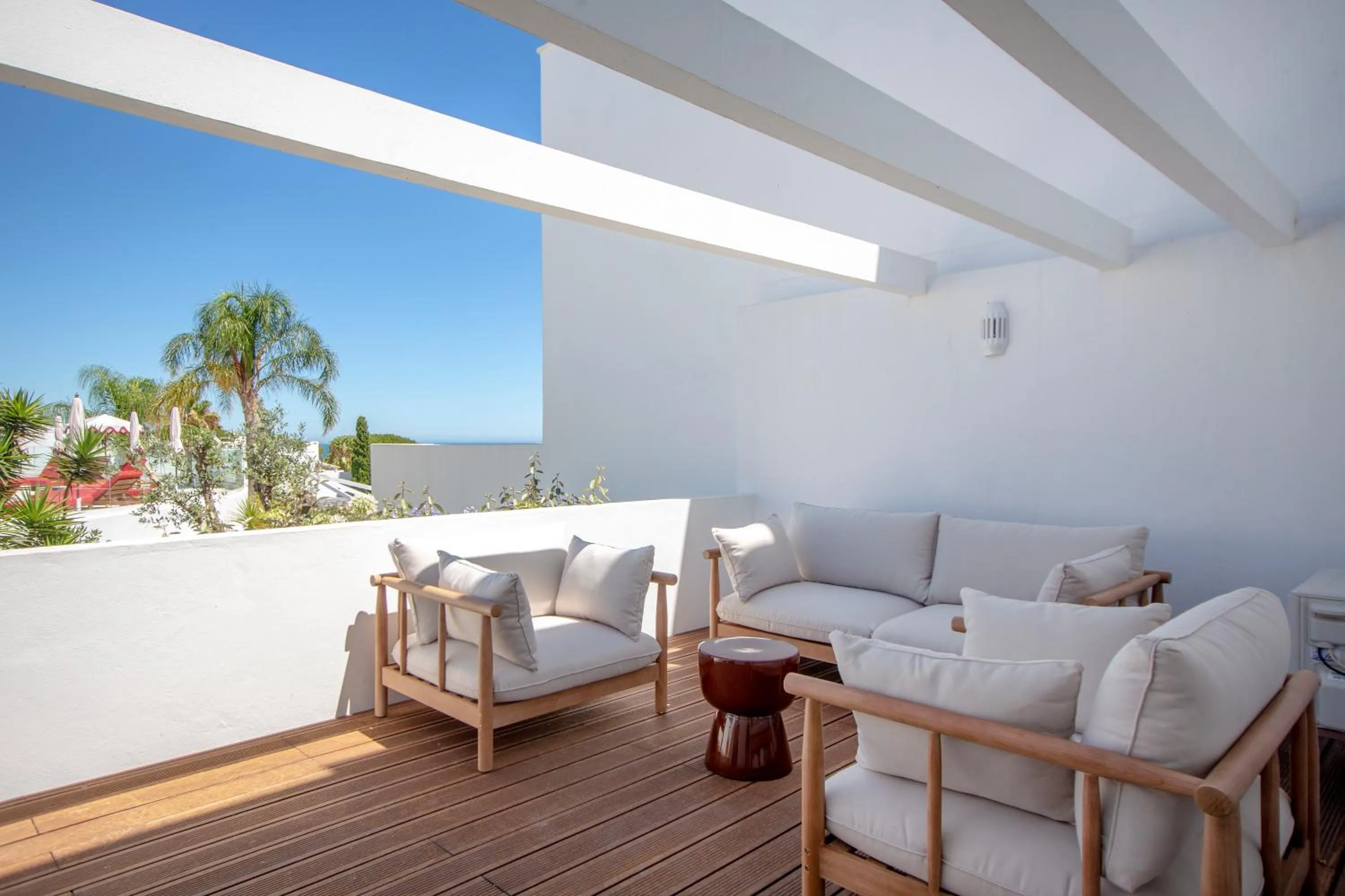 Balcony/Terrace in Villas d'Água Beachfront Resort