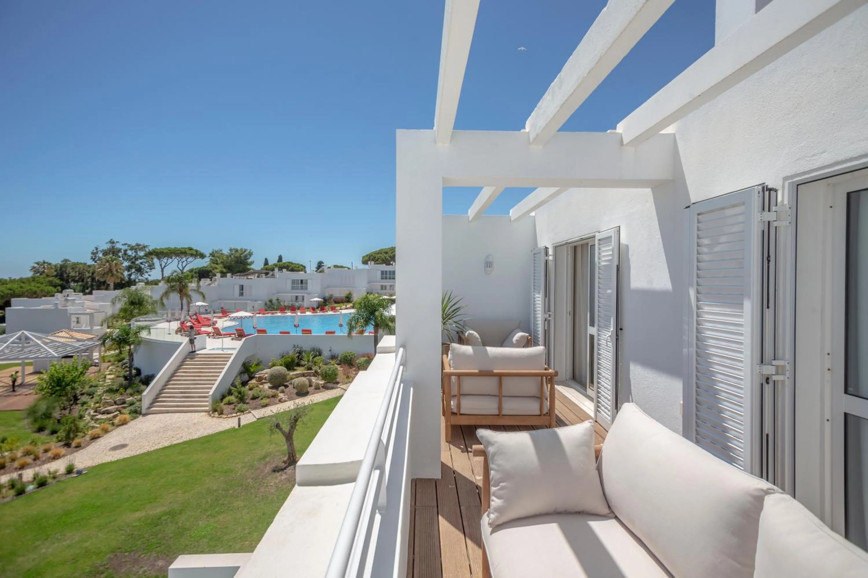 Balcony/Terrace in Villas d'Água Beachfront Resort