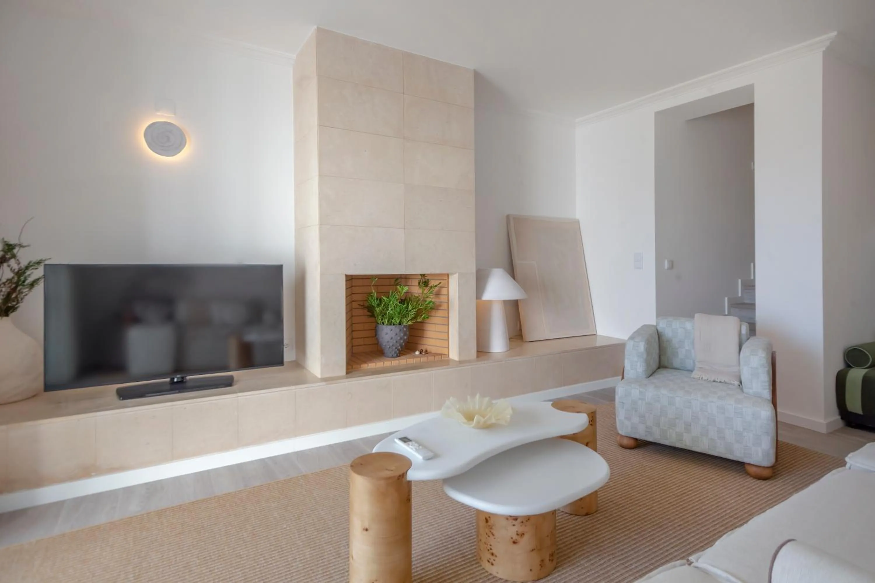 Living room in Villas d'Água Beachfront Resort