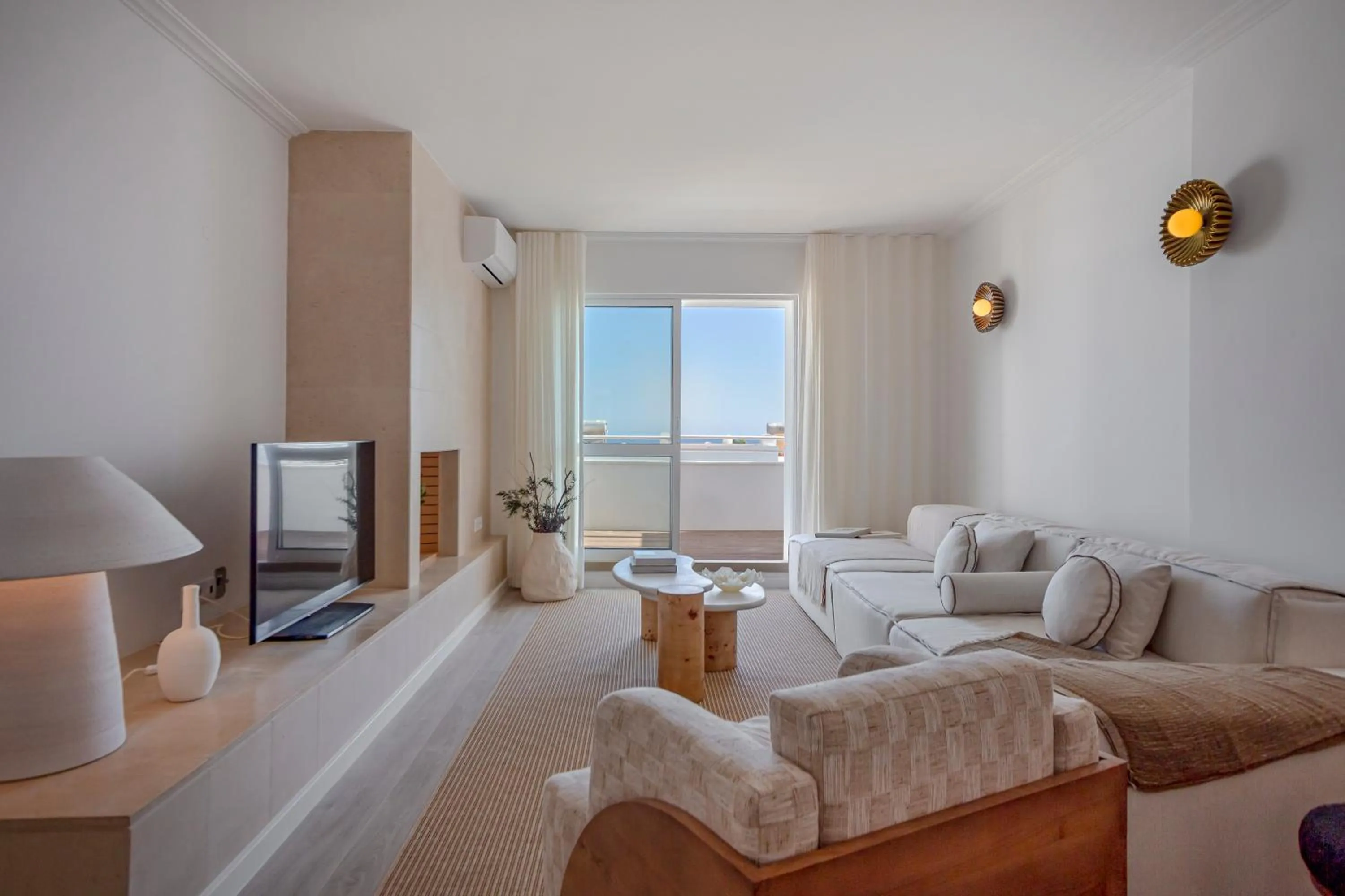 Living room in Villas d'Água Beachfront Resort