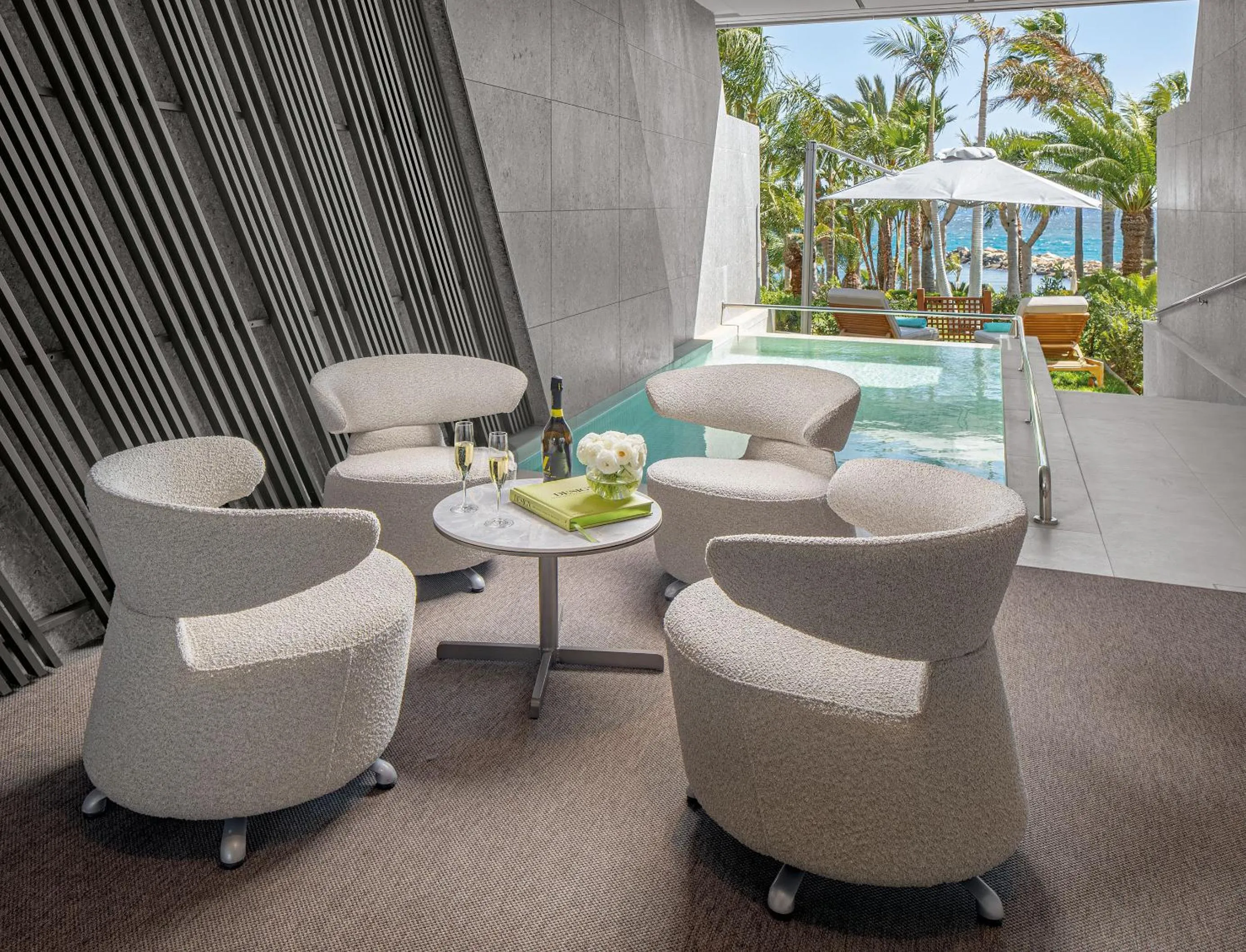 Swimming pool in Amathus Residences