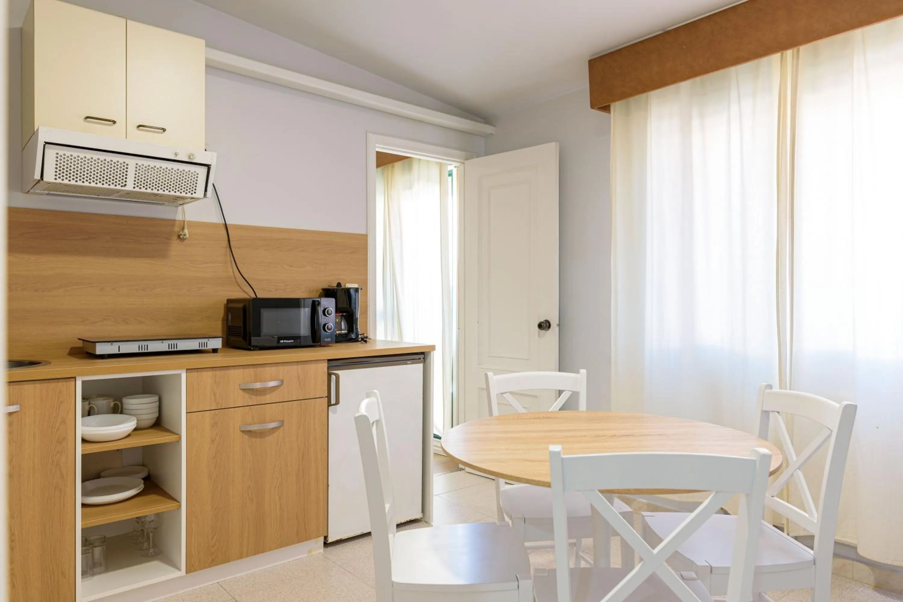 Kitchen or kitchenette in Hotel Alda Ribeira